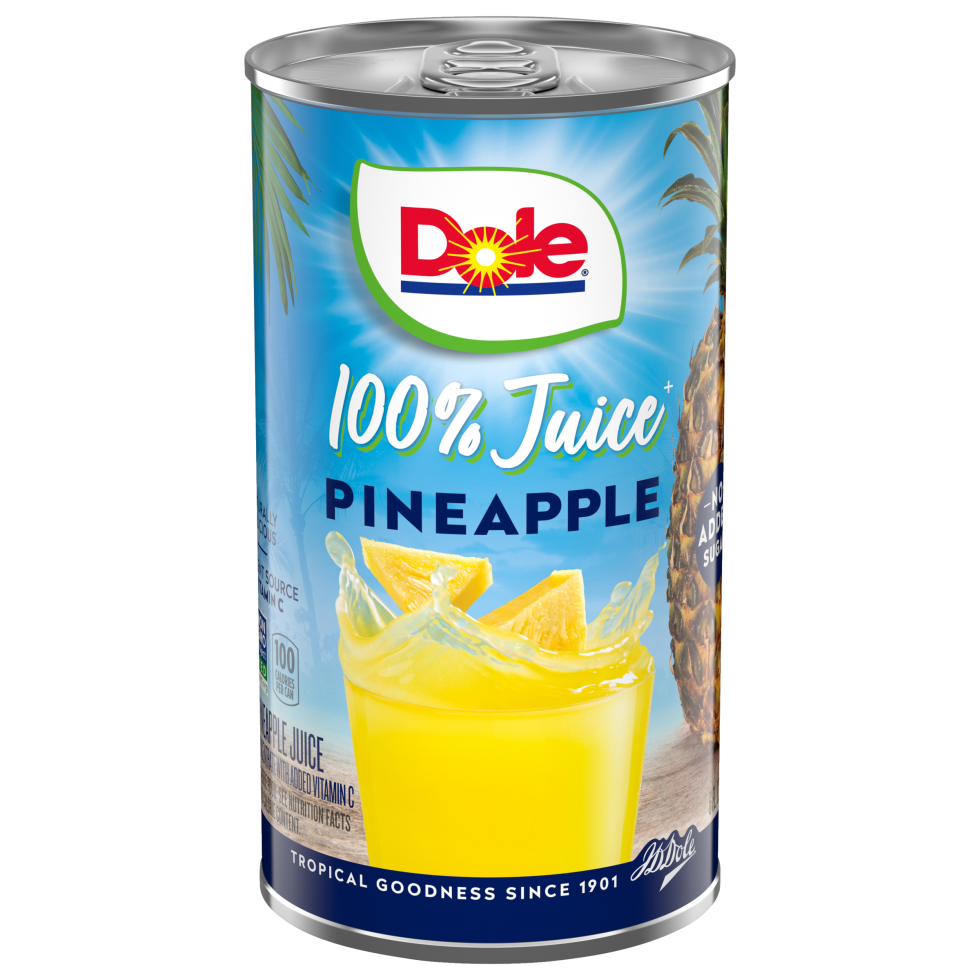 Dole 100% Pineapple Juice | 6 Oz | Pack of 6