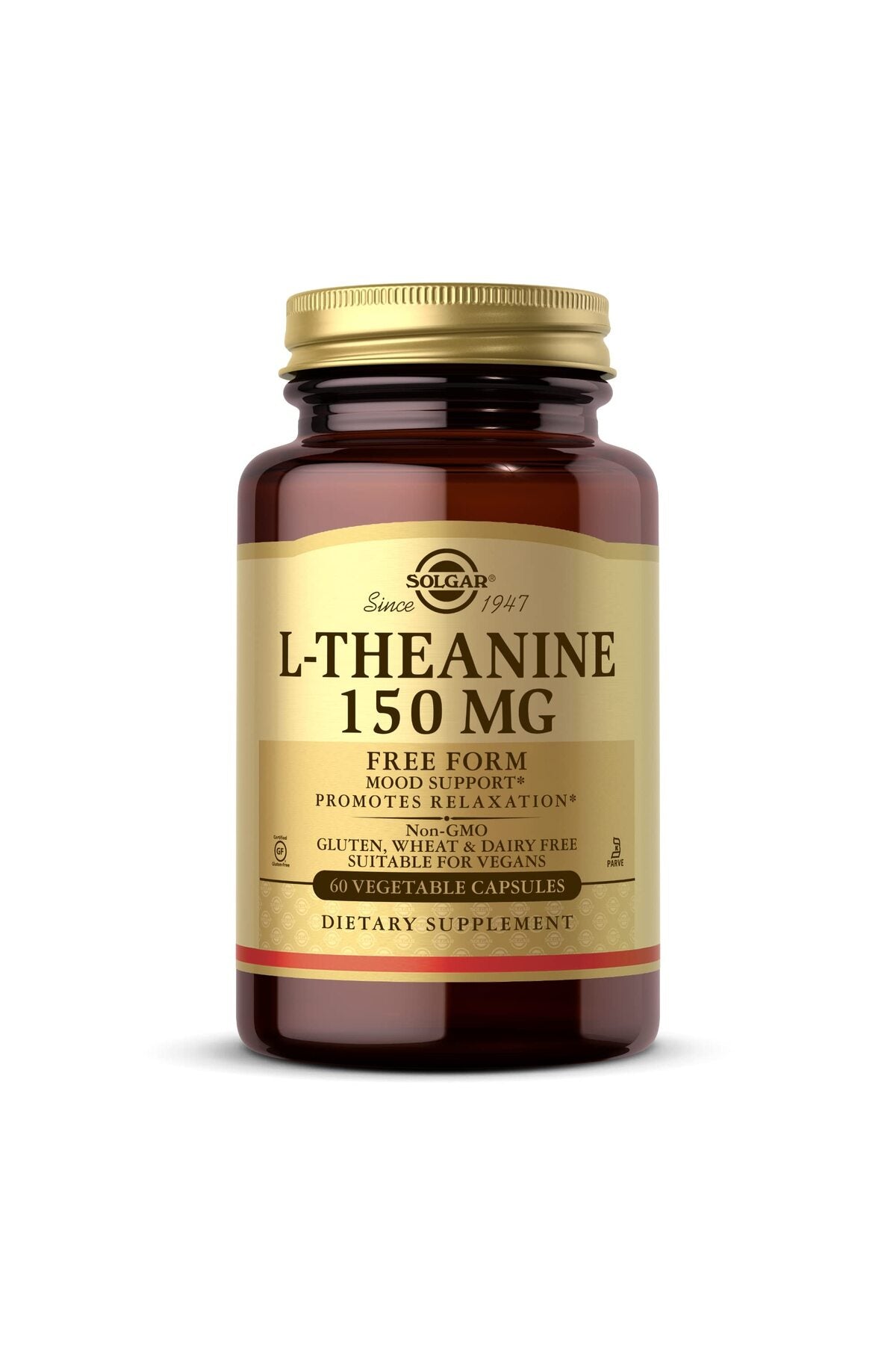 Solgar L-Theanine 150 mg | 60 Vegetable Capsules