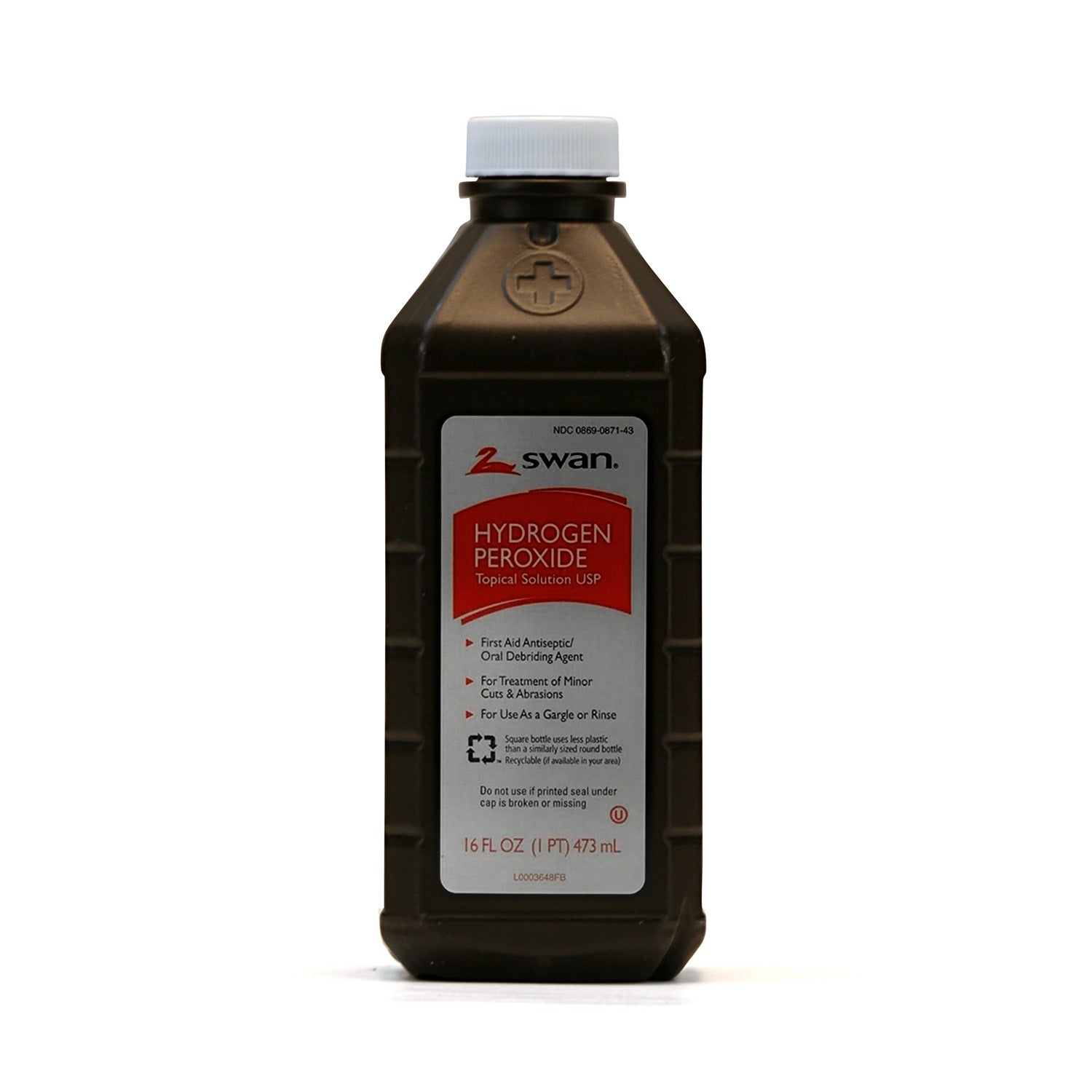 Hydrogen Peroxide Antiseptic Solution | 16 Oz (473 ml)