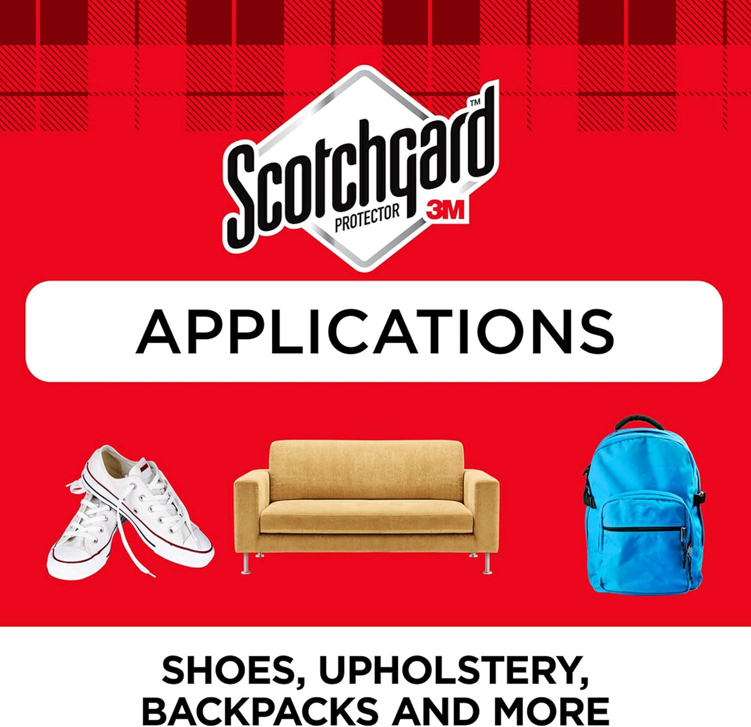 3M Scotchgard fabric water shield can be applied to shoes, upholstery. backpacks and more.