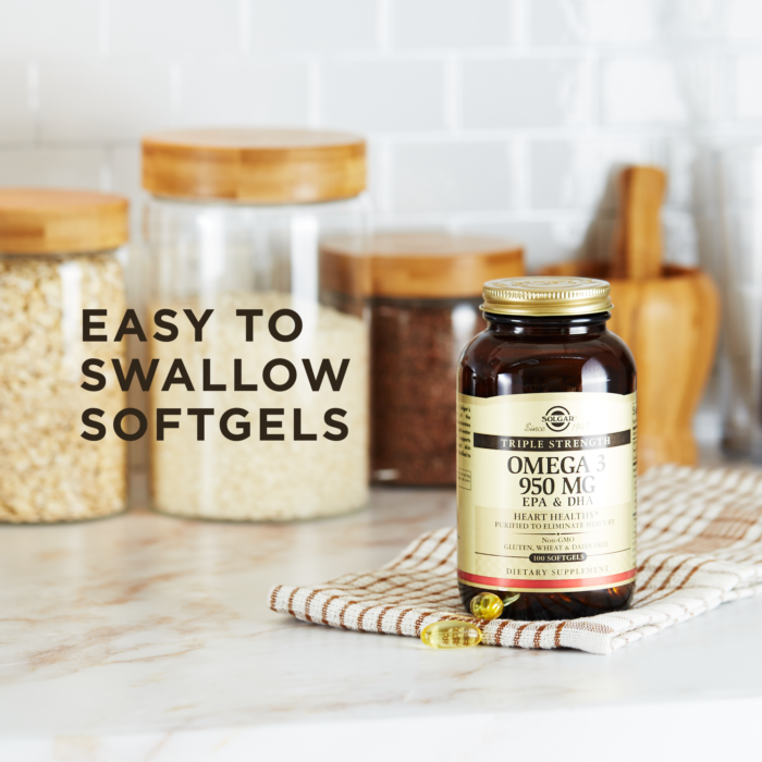 Solgar Omega-3 EPA & DHA Triple Strength 950 mg - 50 Softgels