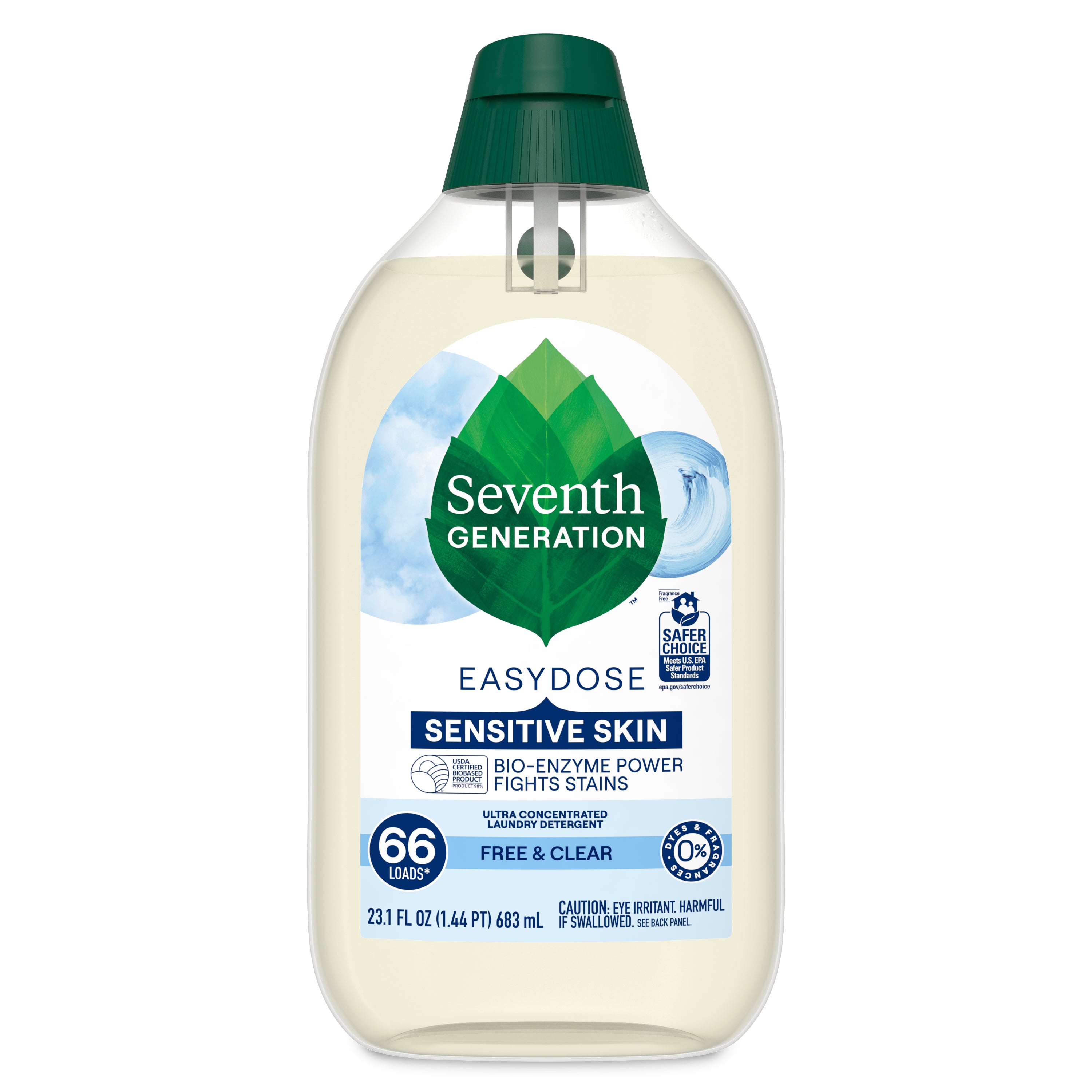 Seventh Generations Easy Dose Liquid Detergent | 23.1 Oz (683 ml)