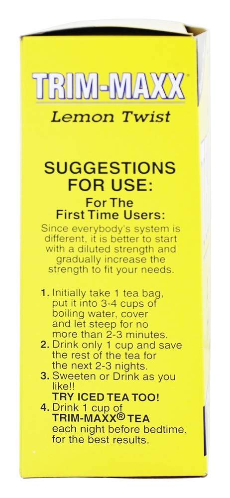Body Breakthrough Trim-Maxx Diet Tea | Lemon | 60 Bag