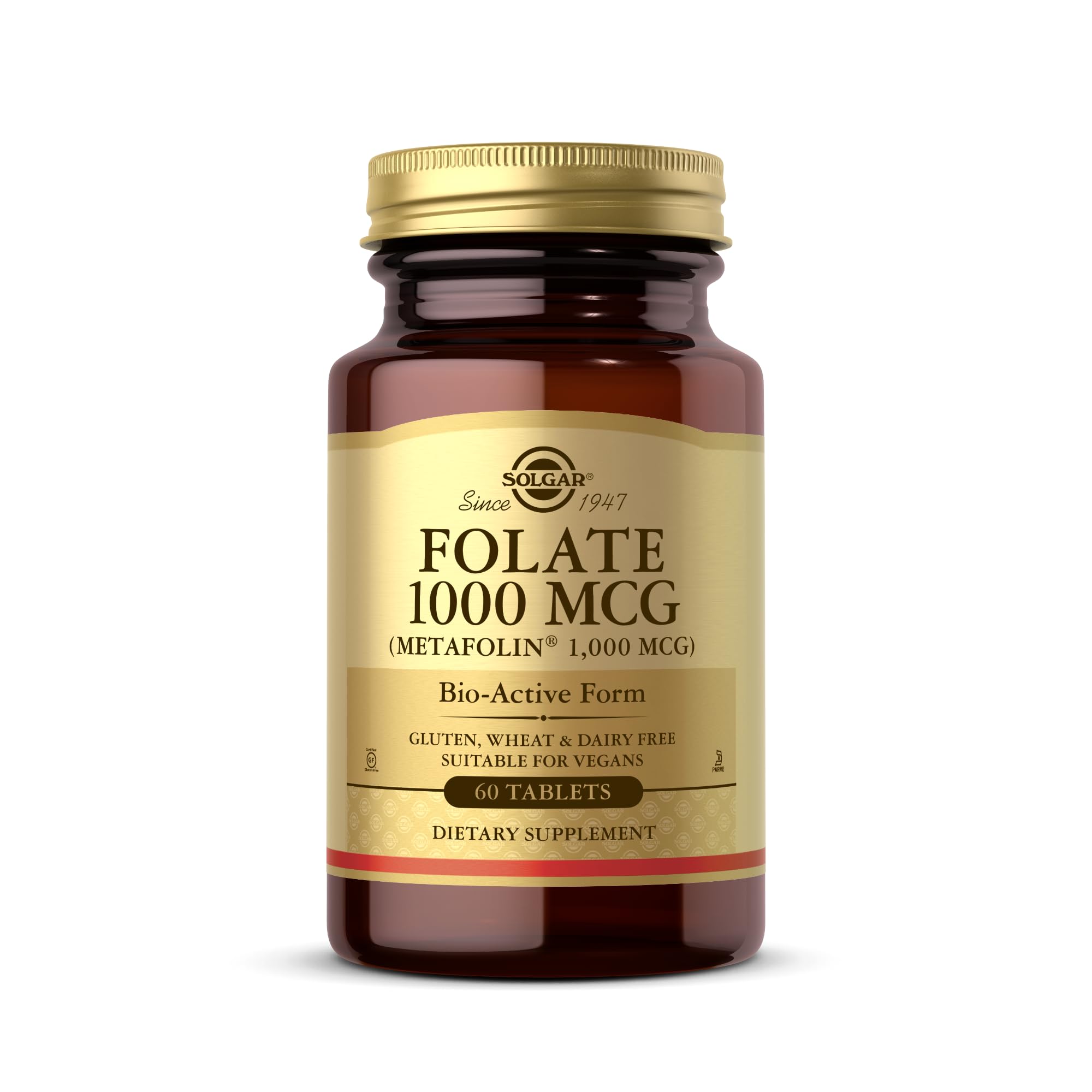 Solgar Folate 1000mcg | 60 Tablets