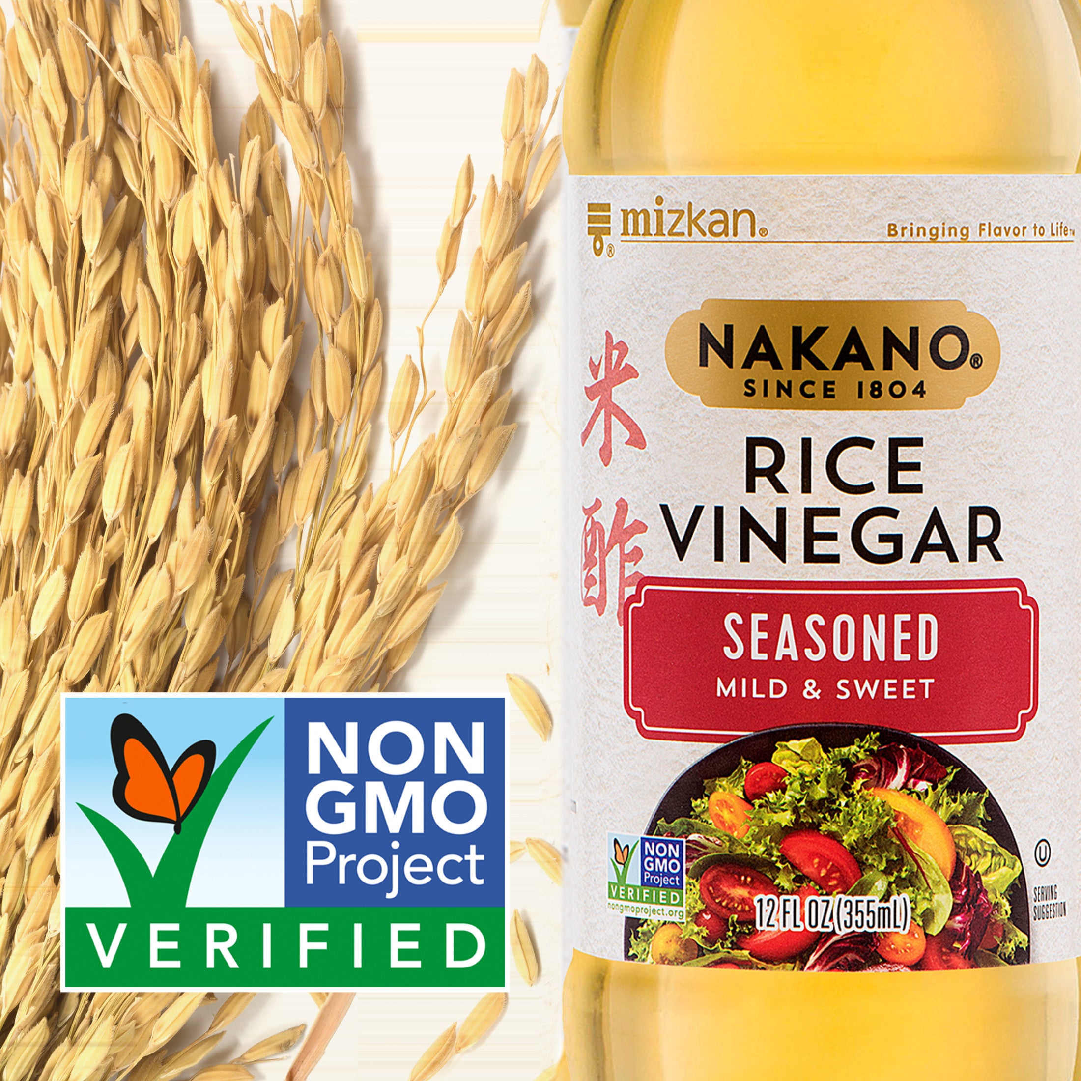 Nakano Rice Vinegar Seasoned Mild and Sweet | 355 ml