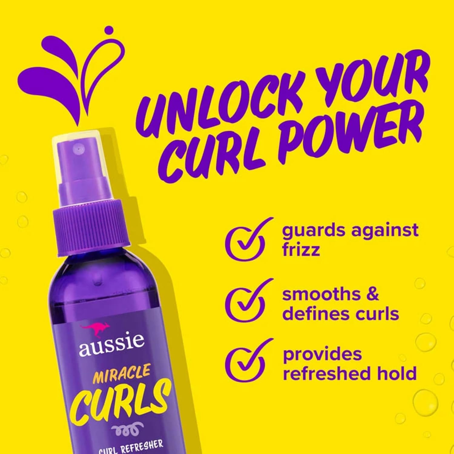 Aussie Miracle Curls Curl Refresher Maximum Hold | 5.7 Oz (170ml) | (Pack of 2)