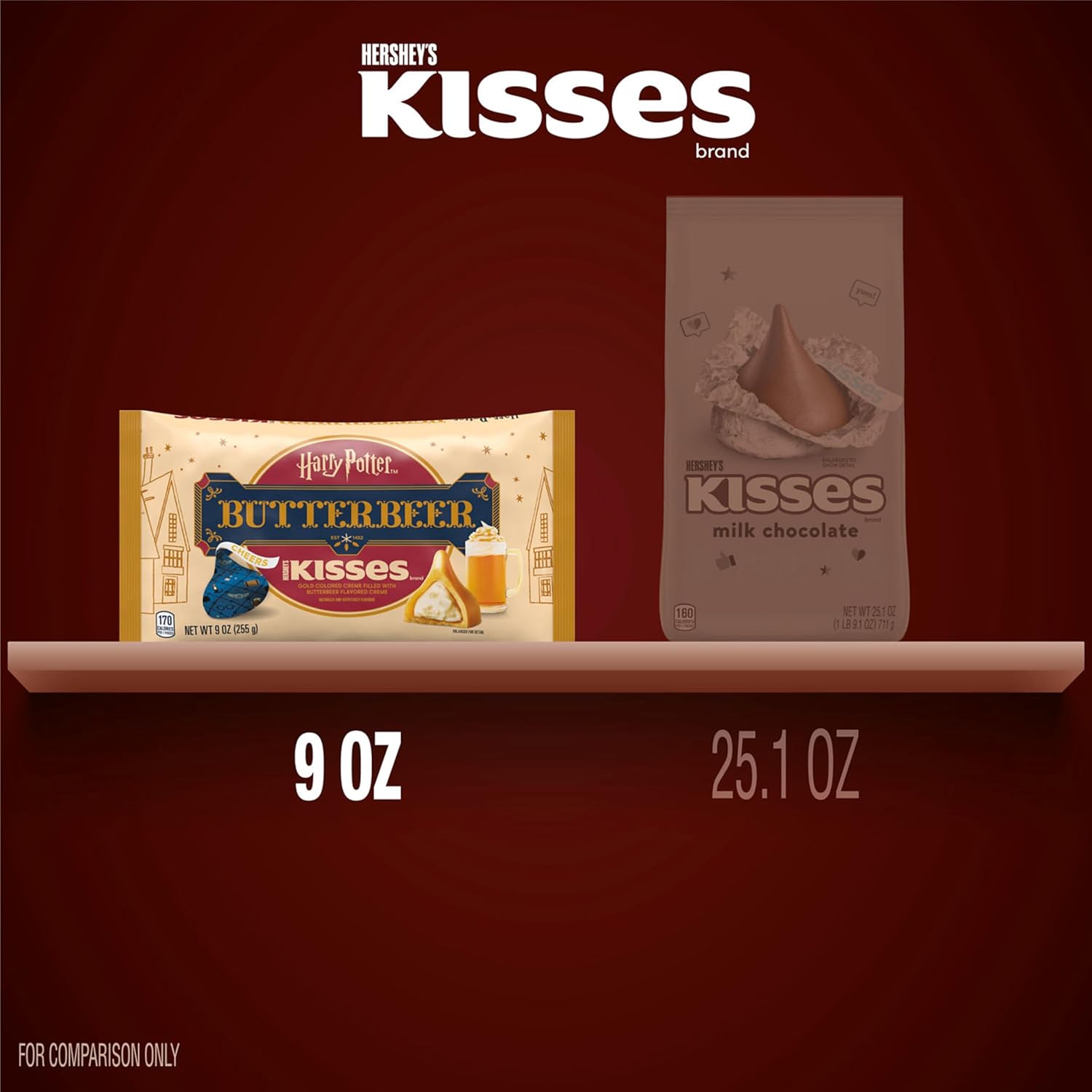 Kisses Harry Potter Butterbeer Flavoured Candy | 9 Oz