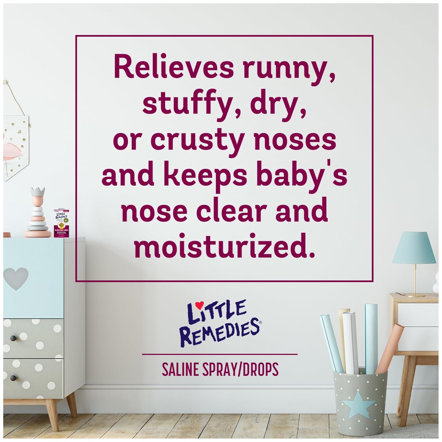 Little Remedies Noses Saline Spray + Drops | 1 Oz (30 ml)