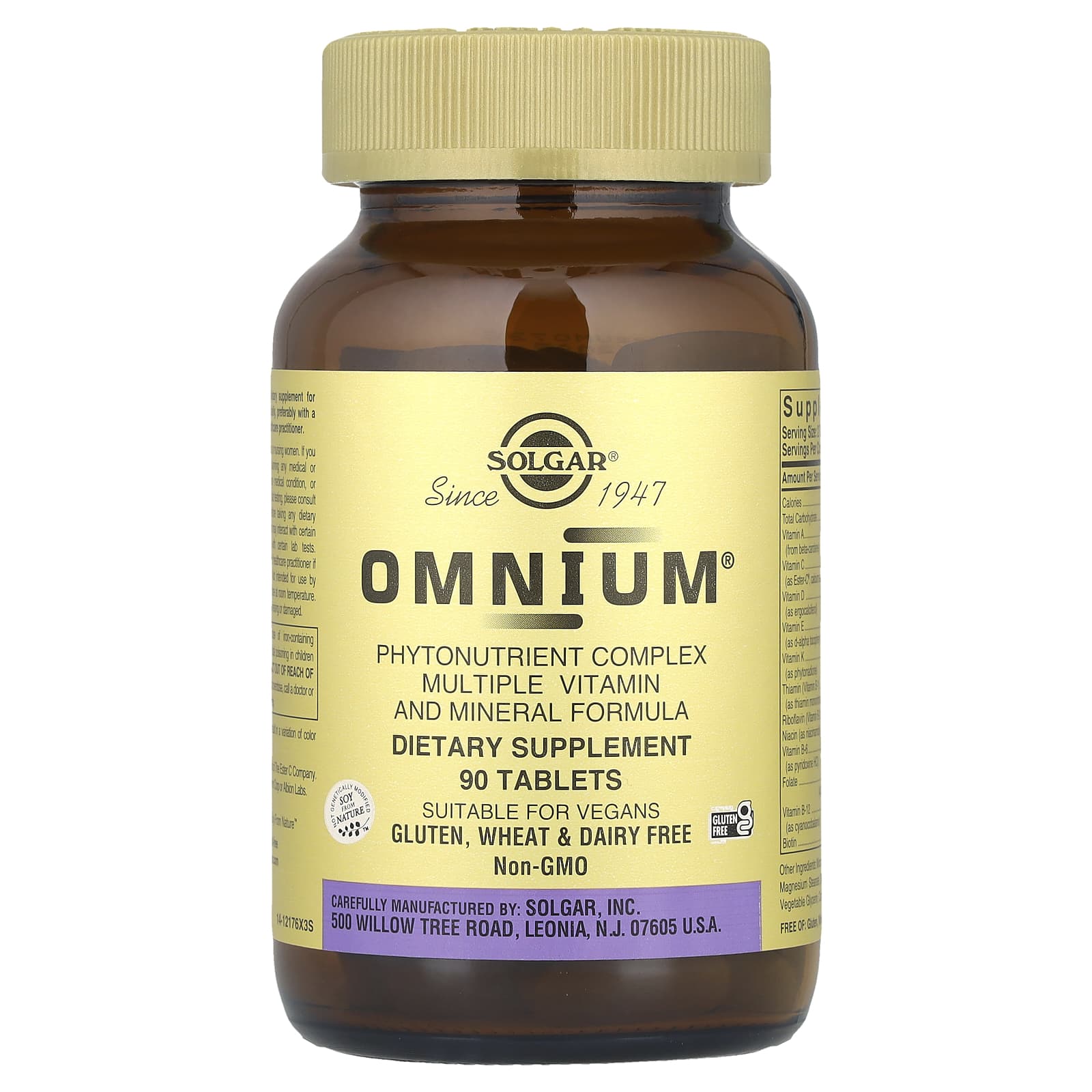 Solgar Omnium Phytonutrient-Rich Formula | 90 Tablets