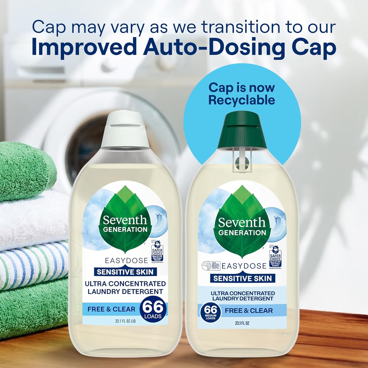 Seventh Generations Easy Dose Liquid Detergent | 23.1 Oz (683 ml)