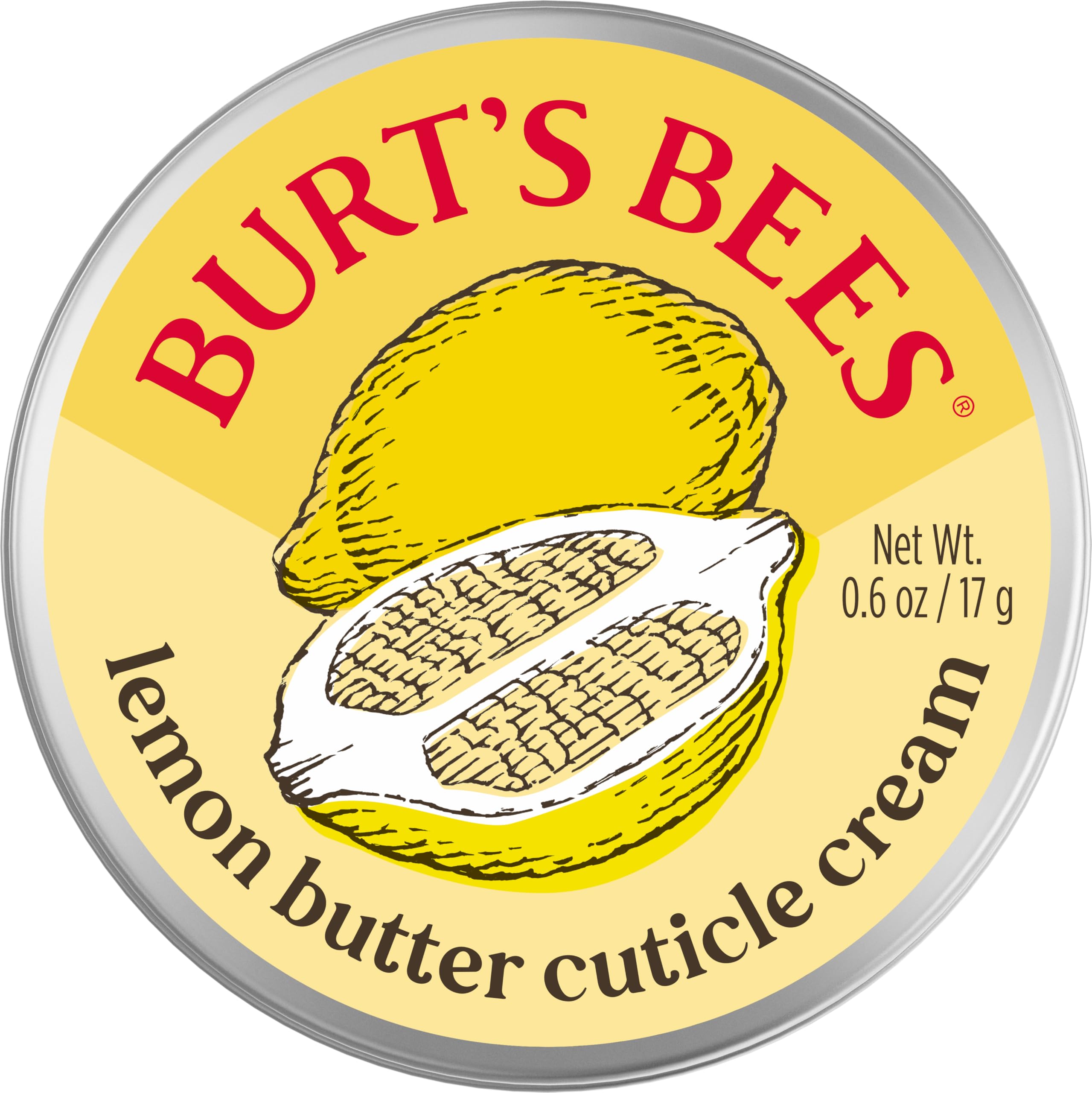 Burt's Bees Lemon Butter Cuticle Cream | 0.6 Oz (17 g)