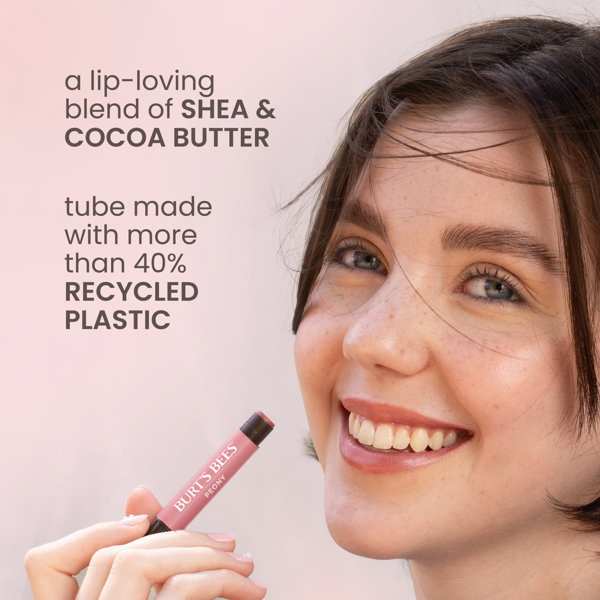 Burt’s Bees Peony Lip Shimmer Tinted Lip Balm | 2.6g