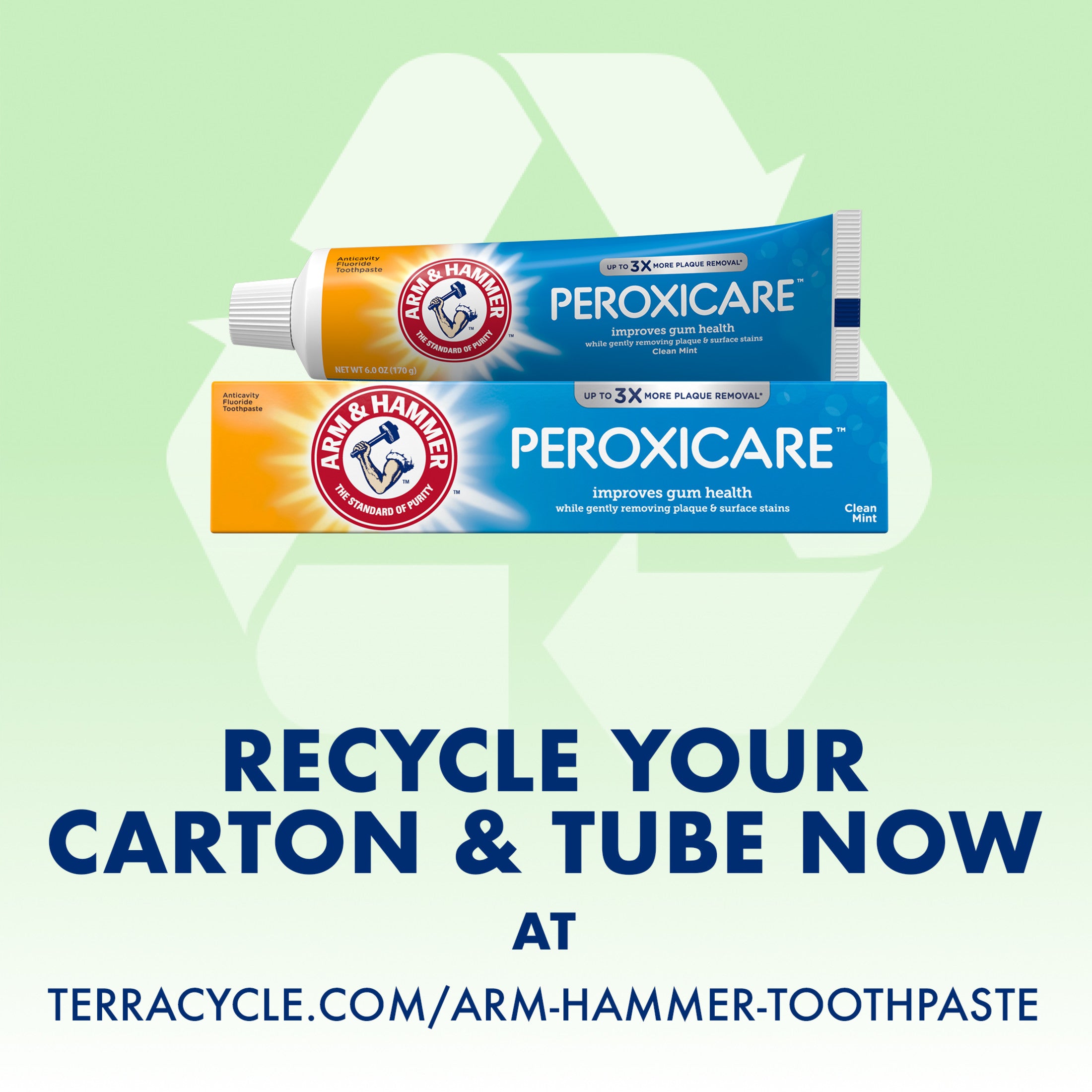 Arm & Hammer Peroxicare Deep Clean Mint Toothpaste, 6 Oz (170 g)