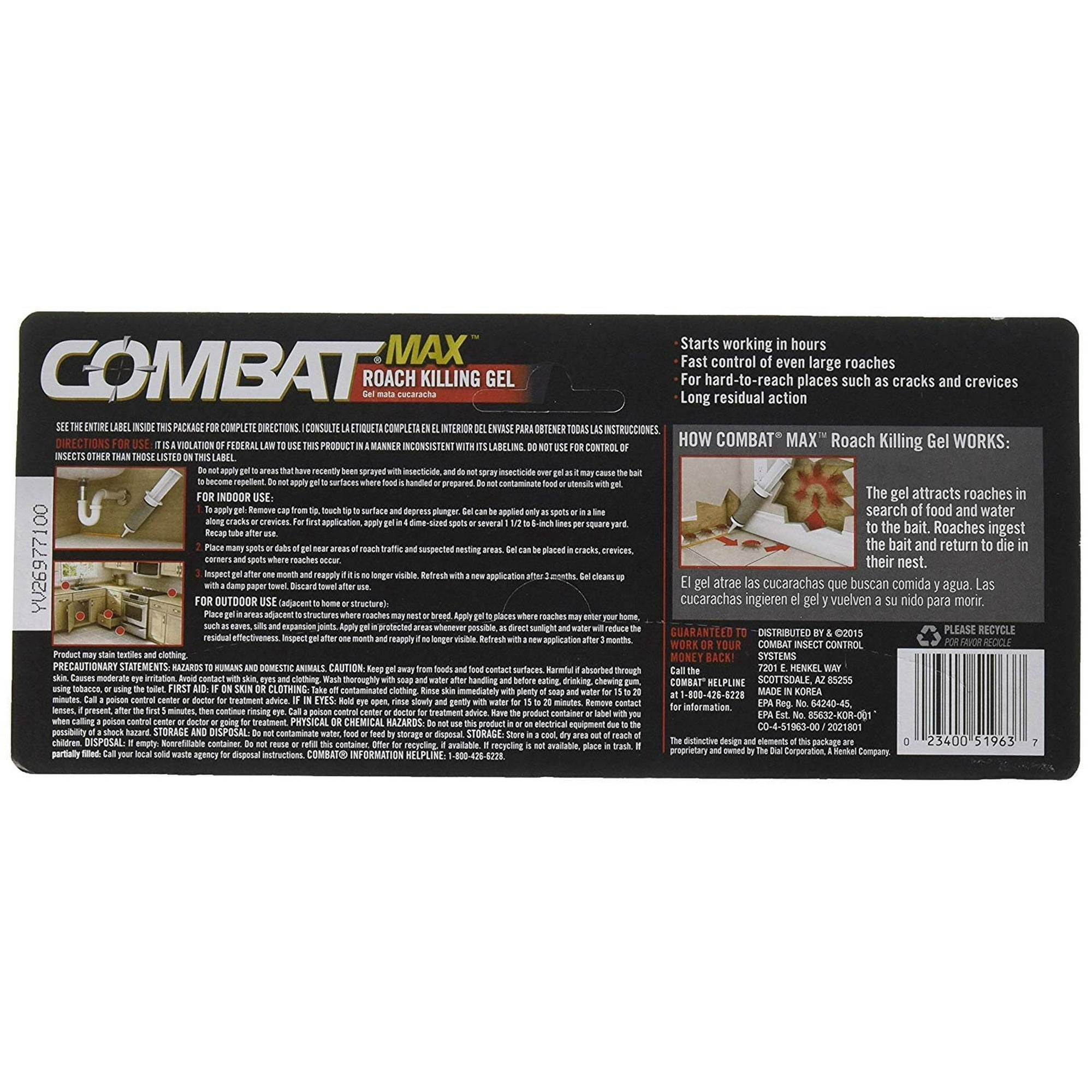 Combat Roach Killer Gel, 30 Gm