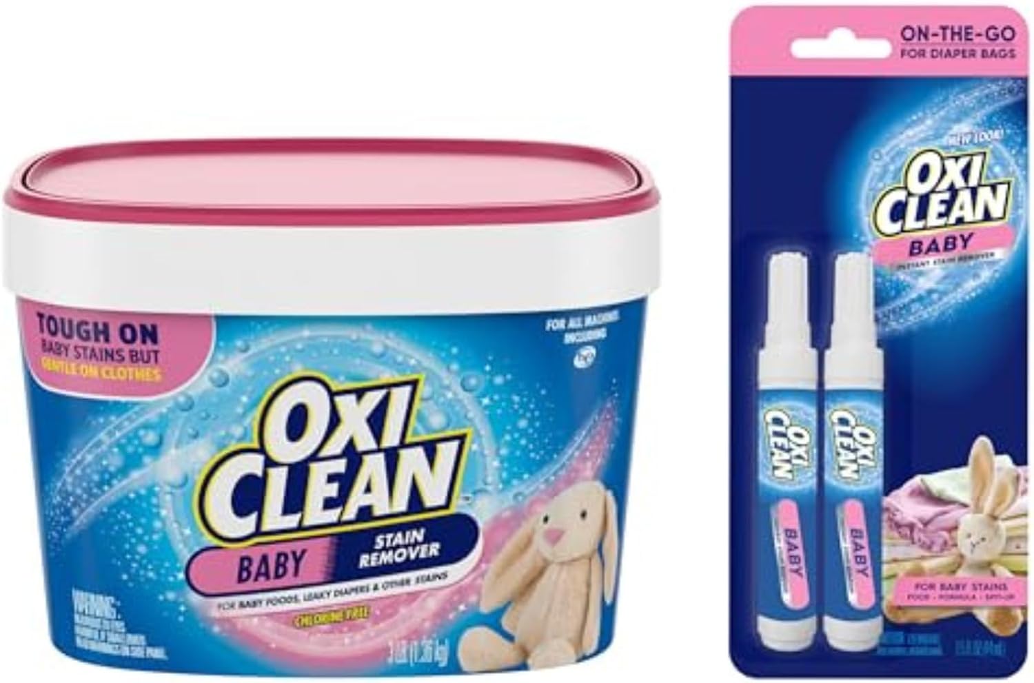 OxiClean Versatile Stain Remover Baby Stain Soaker | 3 lb (1.37 kg)