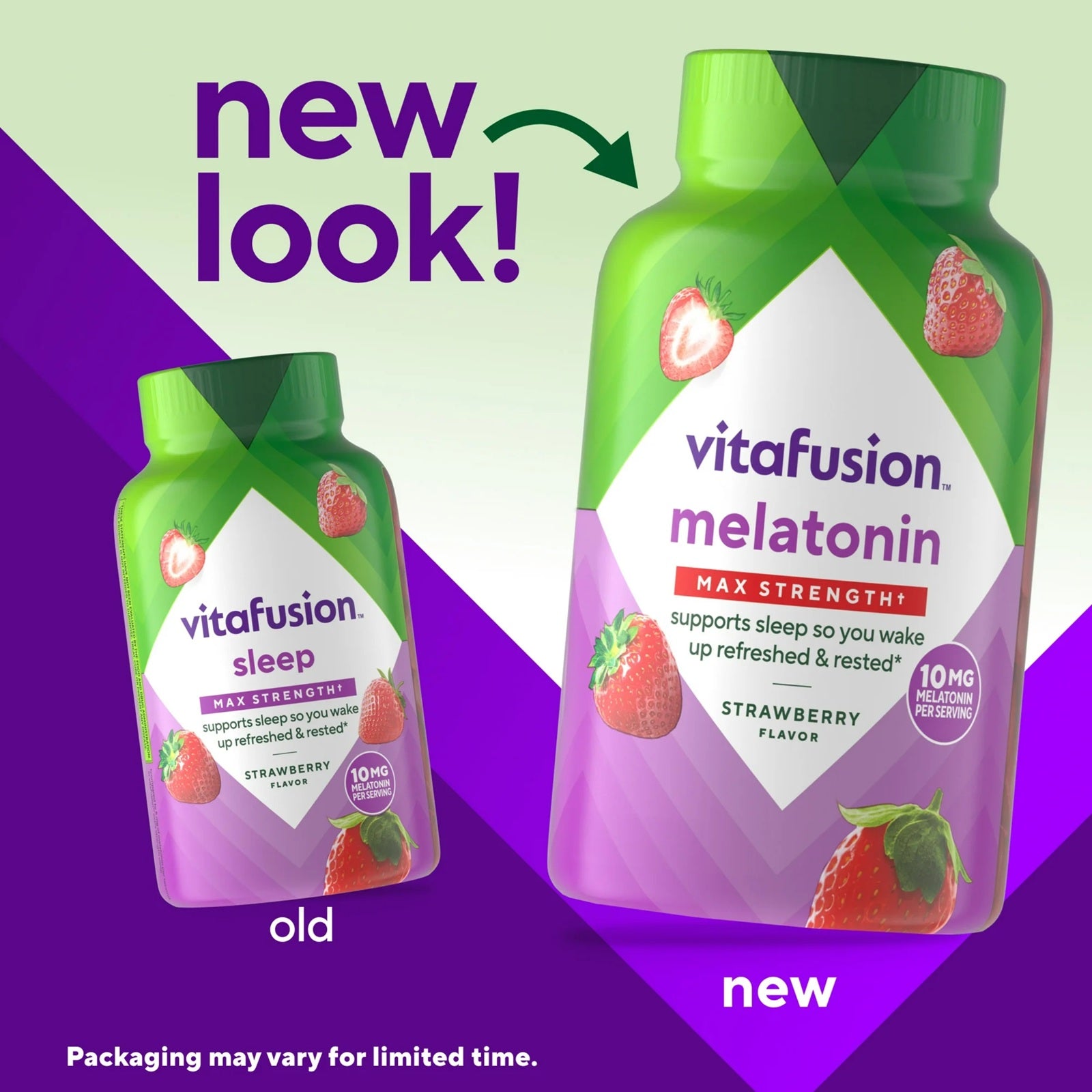 Vitafusion Max Strength Melatonin Gummy | 100 Count