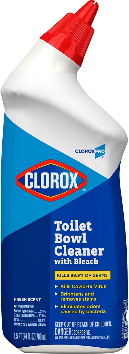 Clorox Toilet Bowl Cleaner with Bleach | Fresh | 24 Oz