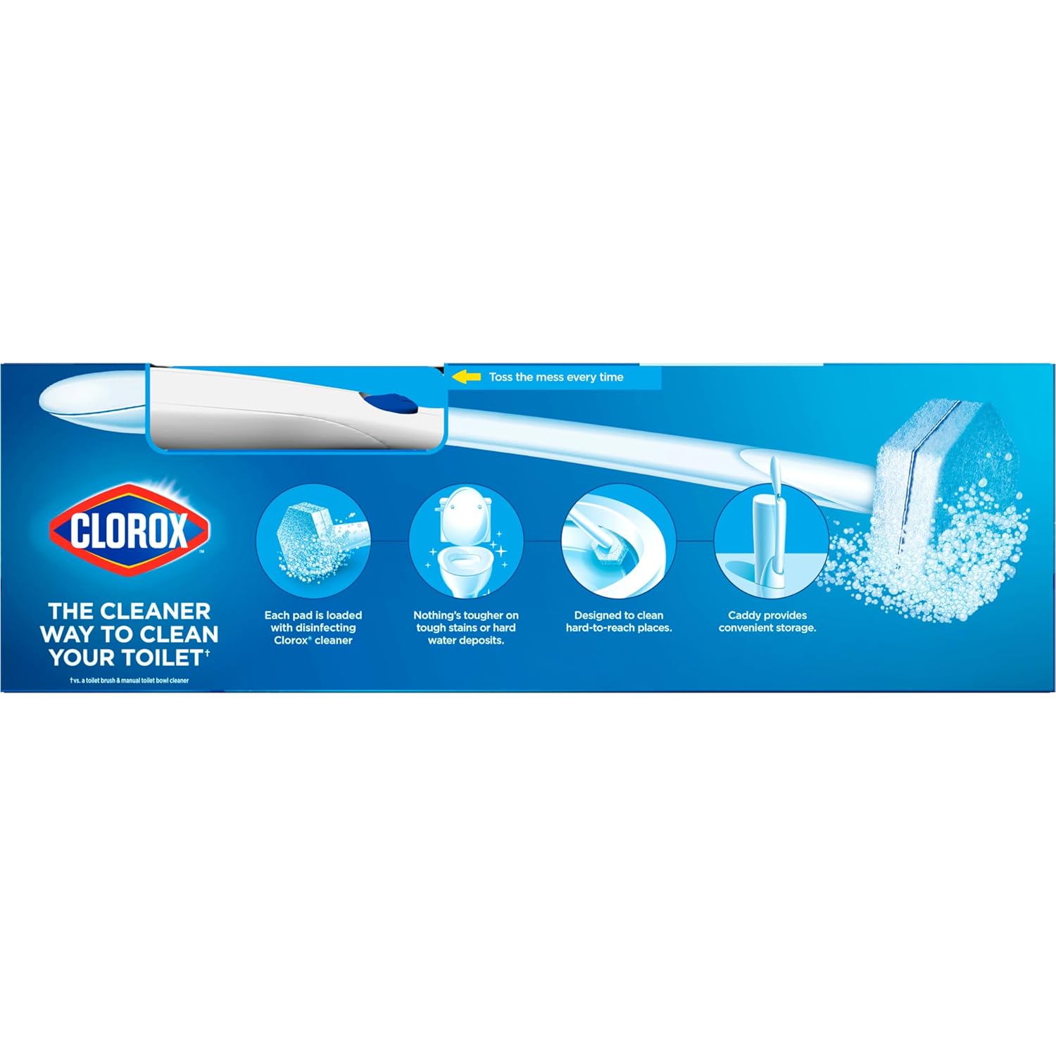 Clorox Disposable Toilet Wand | Pack of 8