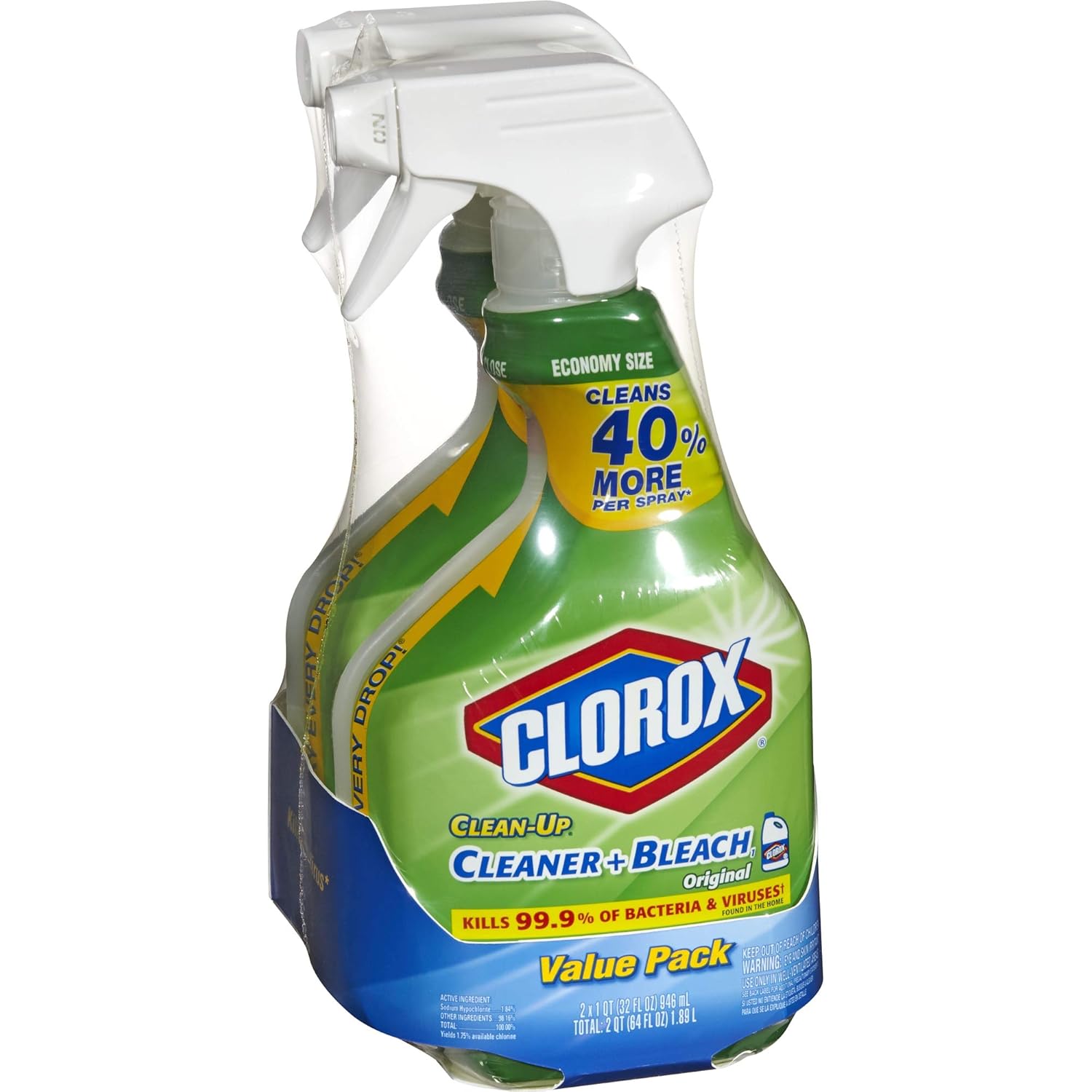 Clorox Clean-Up Cleaner + Bleach - 32 Oz (Pack of 3)