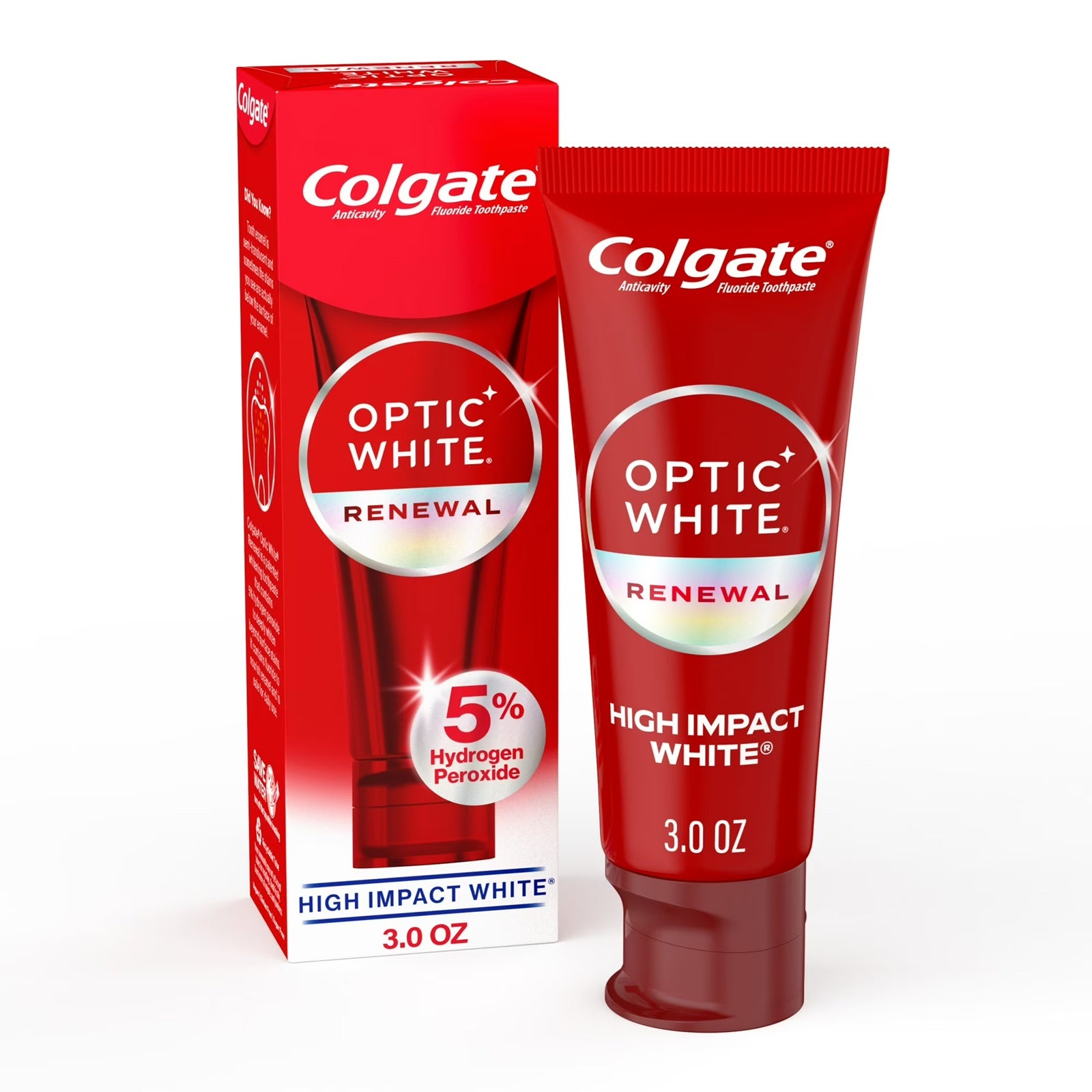 Colgate Optic White Renewal | High Impact Toothpaste | 3 Oz