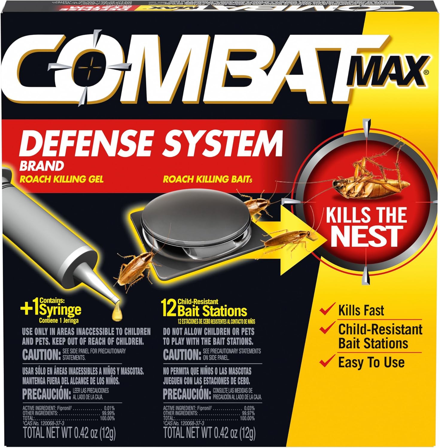 Combat Max Defense System Brand | 12 Bait