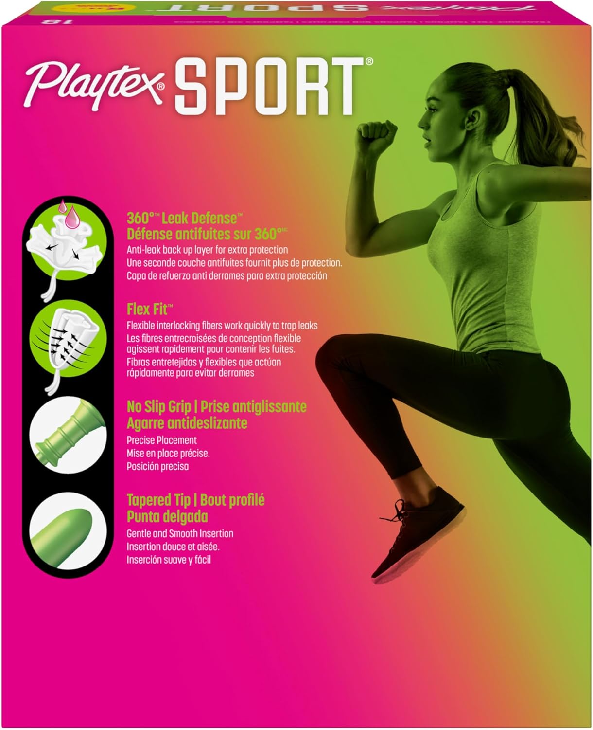 Playtex Sport Tampons | Regular | 18 Count
