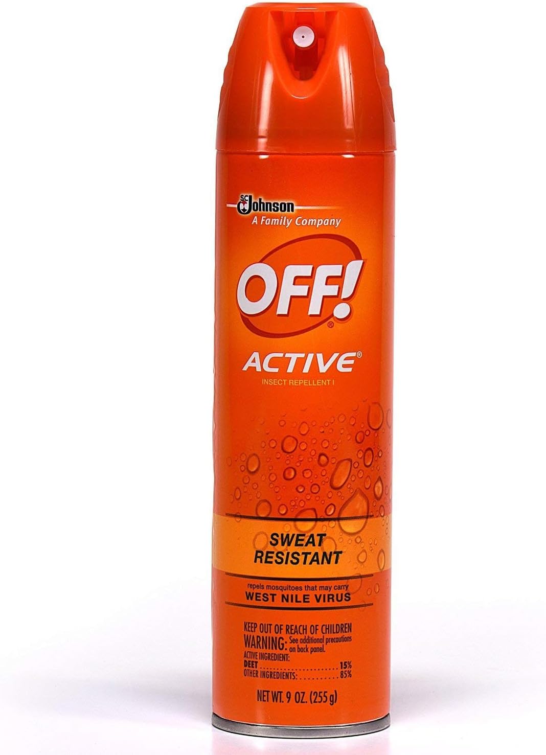 OFF! active sweat resistant, insect repellant spray