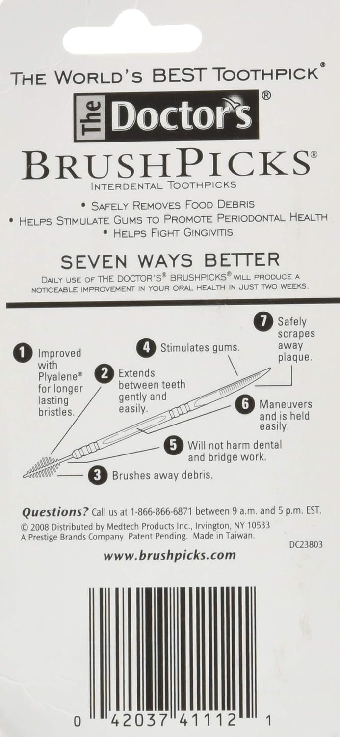 Doctor's - BrushPicks Interdental Toothpicks | 120 Pick