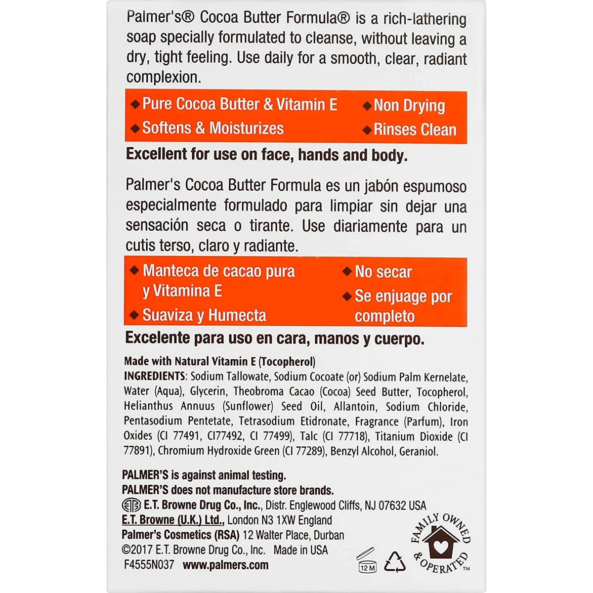 Palmer's Cocoa Butter Formula Bar Soap | 100g
