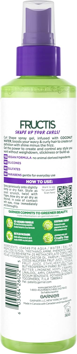 Garnier Fructis Style Curl Shaping Curl Defining Strong Gel | 251 ML
