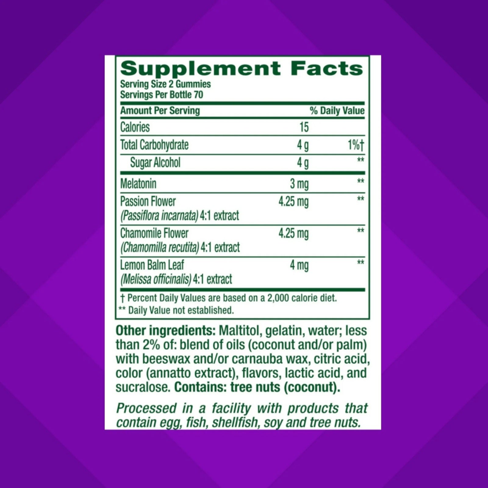 Vitafusion Sleep Well Gummies - 140 Count