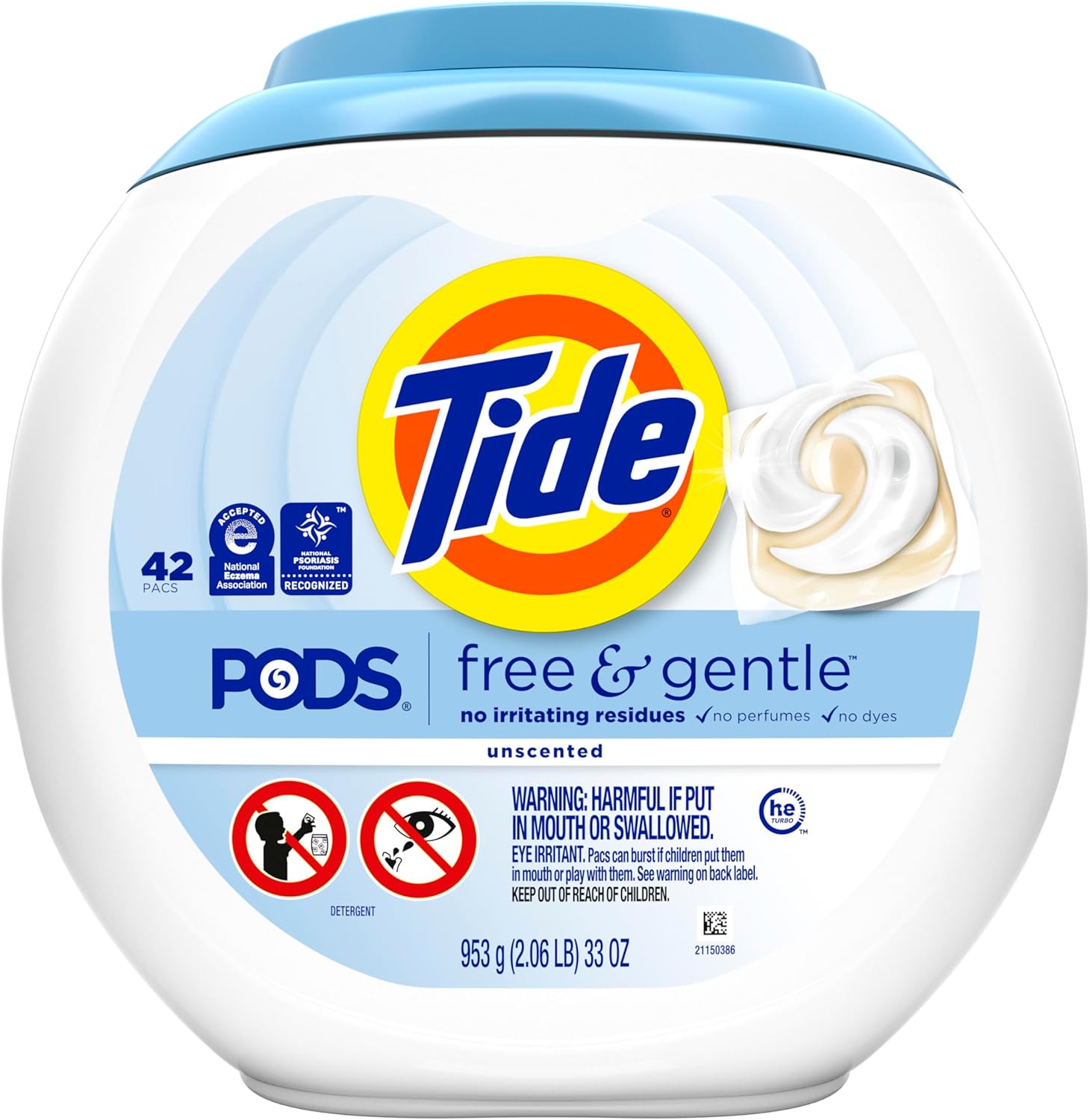 Tide Pod Free and Gentle | 42 Count