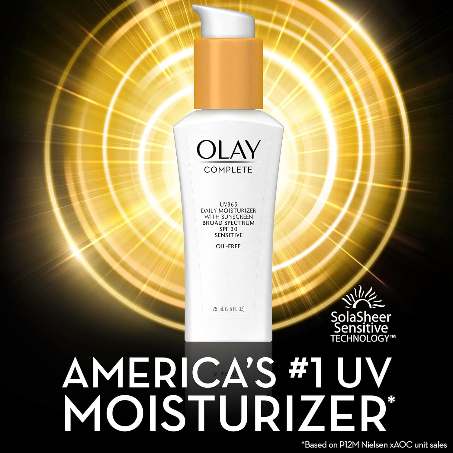 Olay Complete Daily Moisturizer with Sunscreen | Sensitive Skin | 2.5 Oz