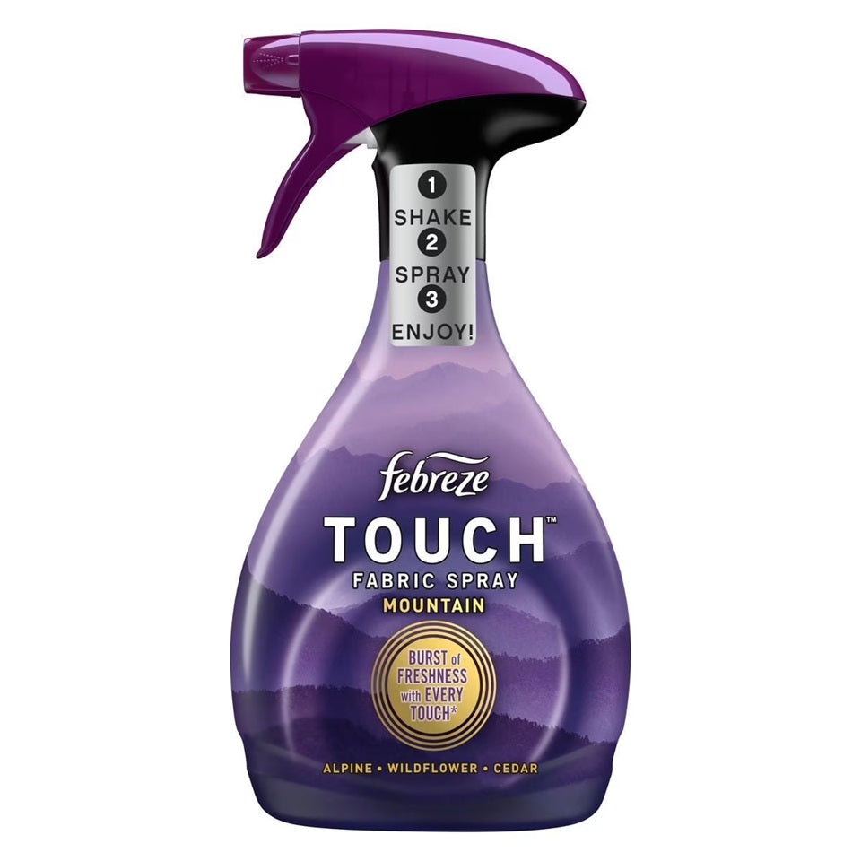 Febreze Touch Fabric Spray Air Freshener | Mountain | 27 Oz