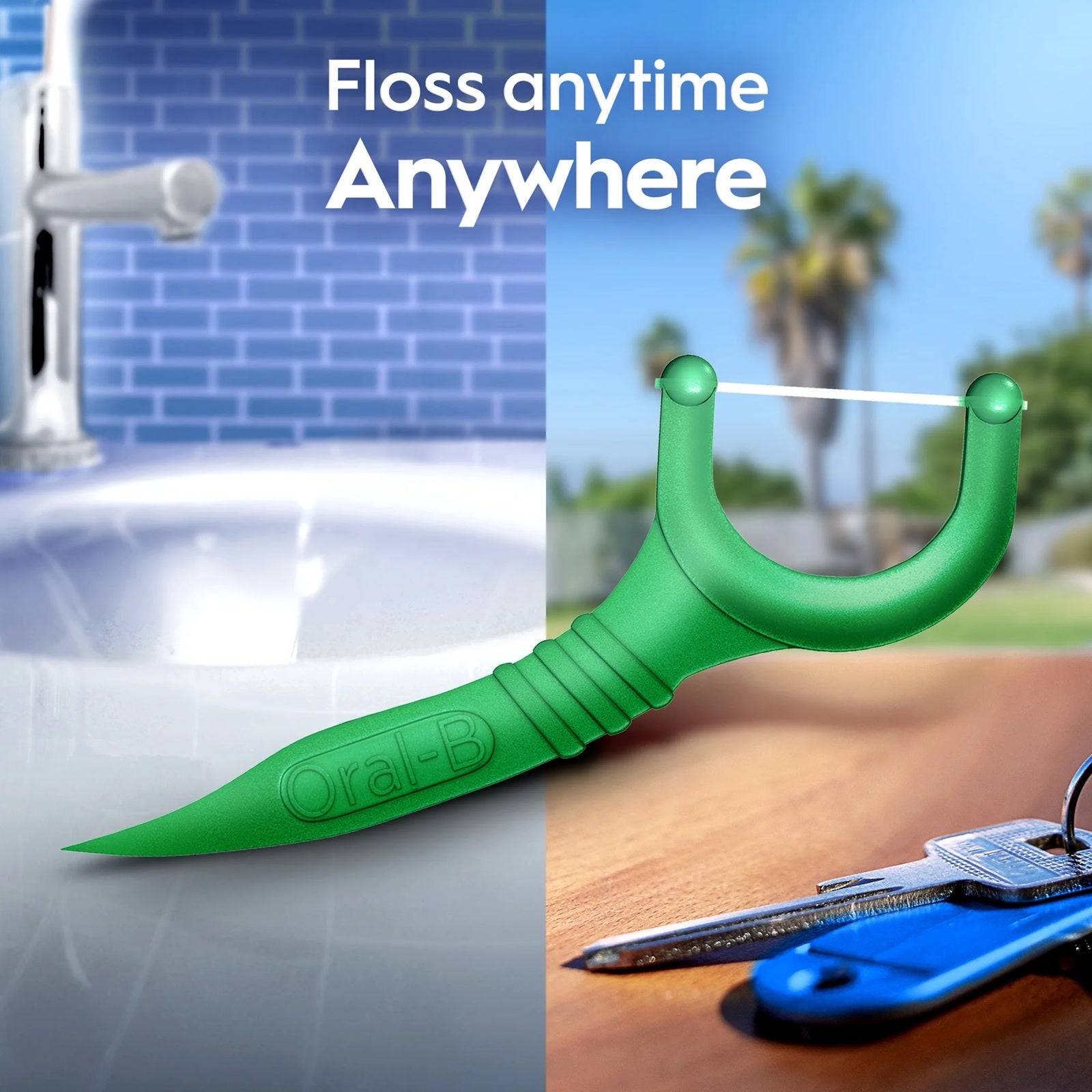 Oral-B Glide Complete with Scope Outlast Dental Floss Picks | Mint | 150 Count