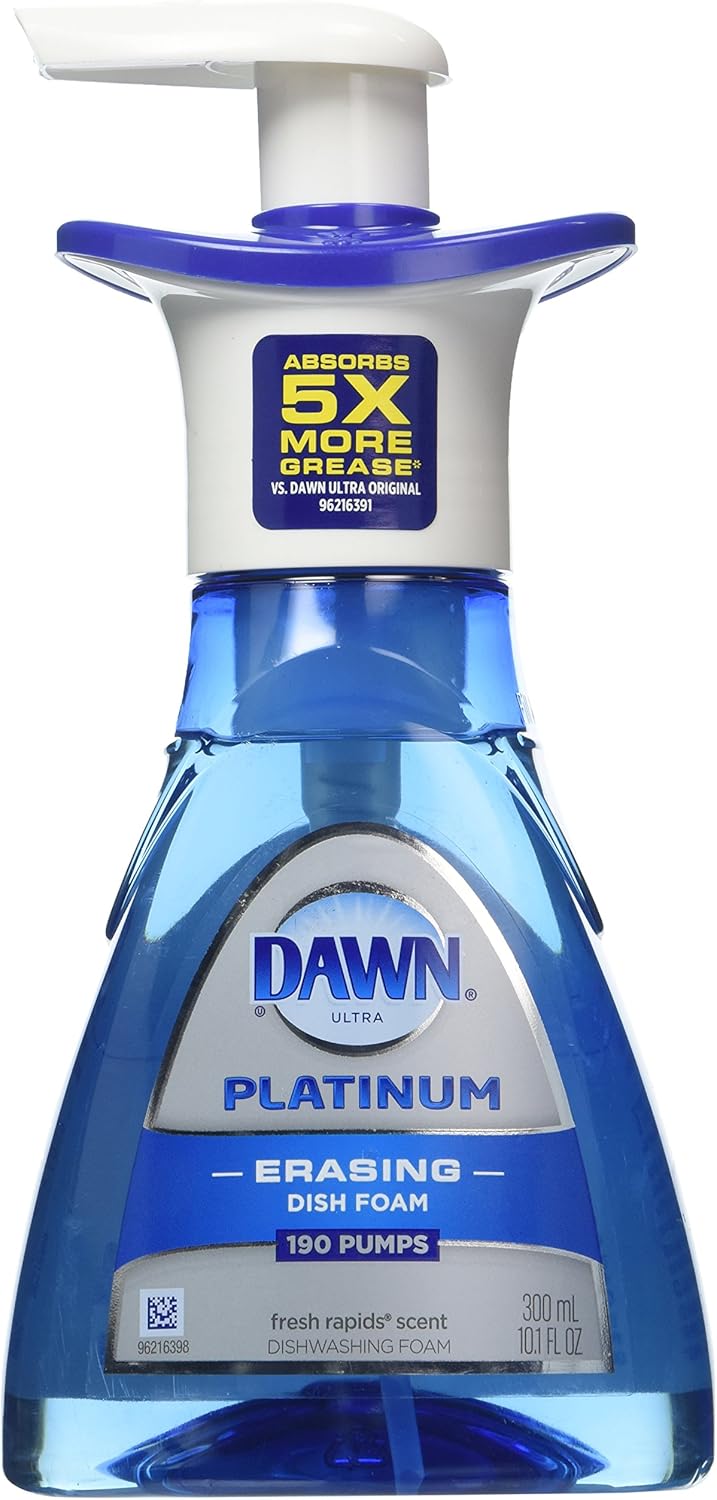 Dawn Platinum Dishwashing Foam | Fresh Rapids | 10.1 Oz