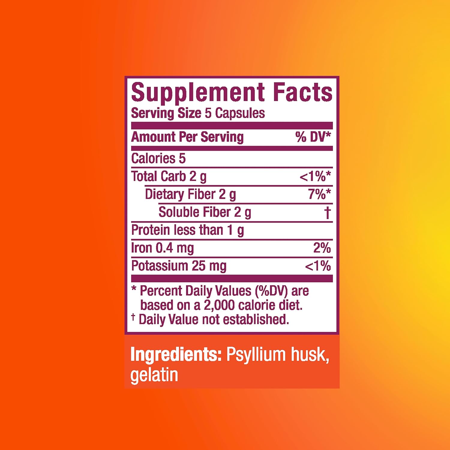 Metamucil 3-IN-1 Daily Fiber Supplement | 160 Capsules
