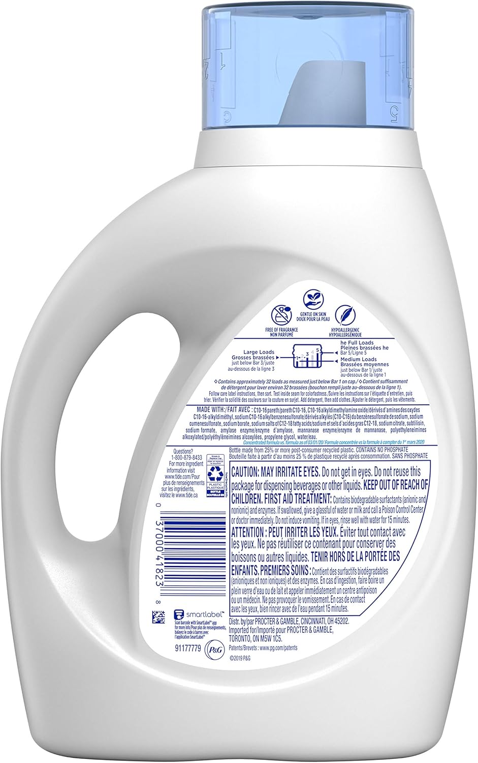 Tide Free & Gentle Detergent | 1.36 L