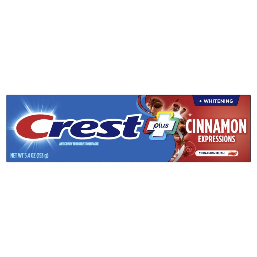 Crest Whitening Plus Cinnamon Expressions Toothpaste | 5.4 Oz
