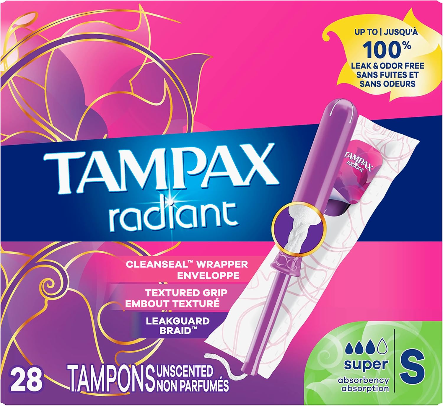 Tampax Radiant | Super | 28 Count