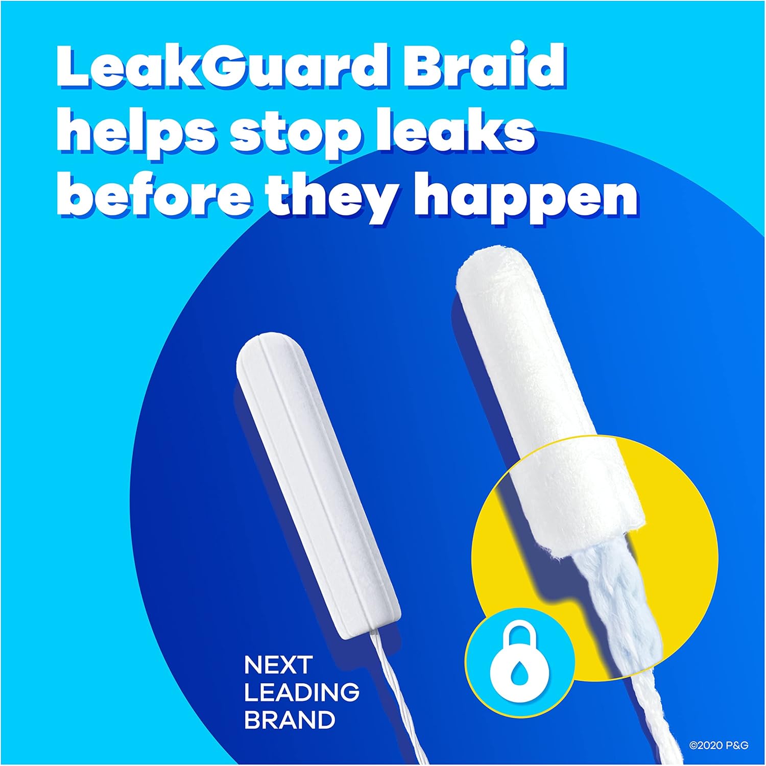 Leakguard braid helps stop leakage