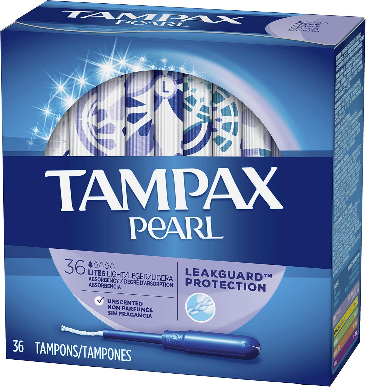 Tampax Pearl | Light | 36 Count | Pack Of 2