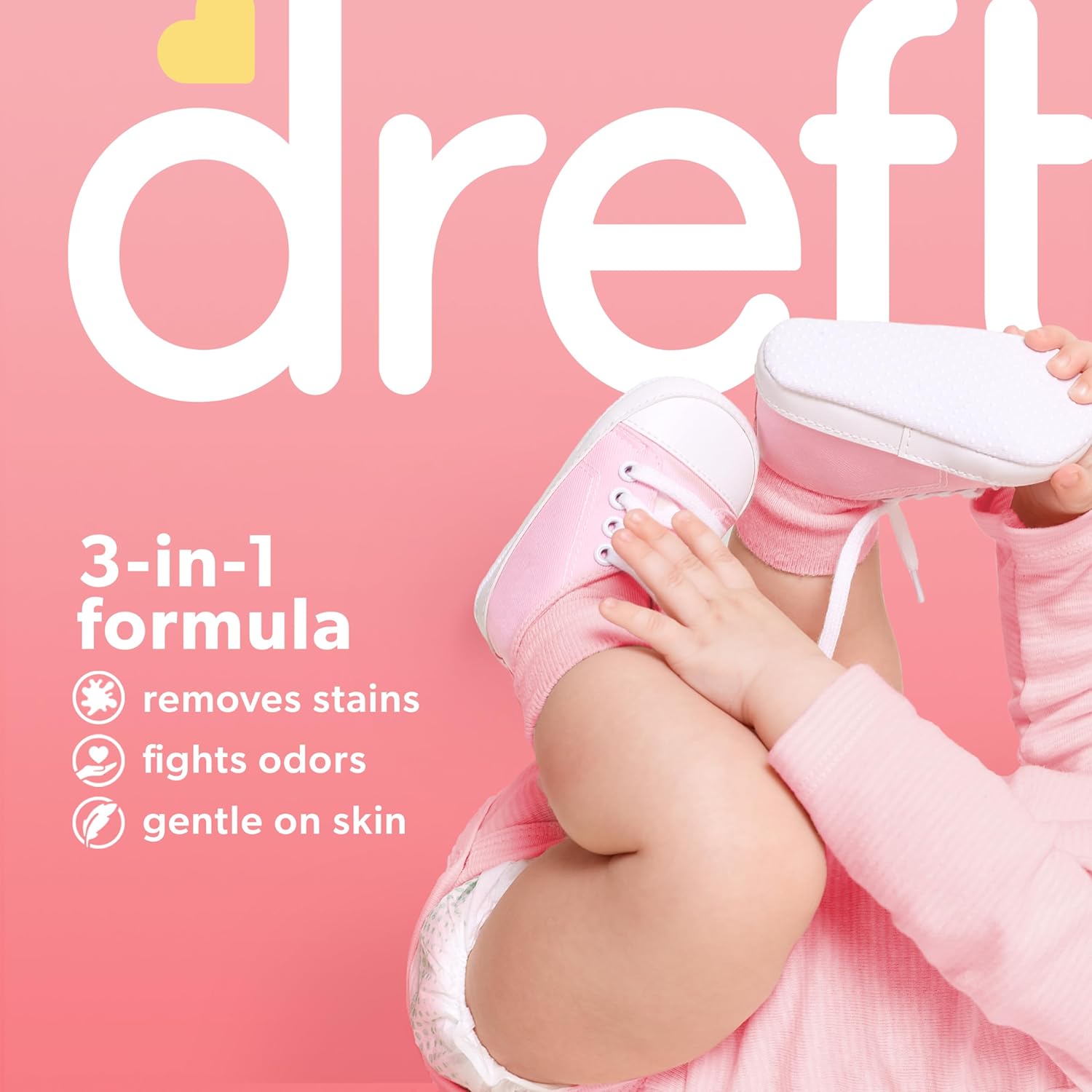 Dreft Stage 1: Newborn Baby Liquid Laundry Detergent | 32 Loads | 50 Oz