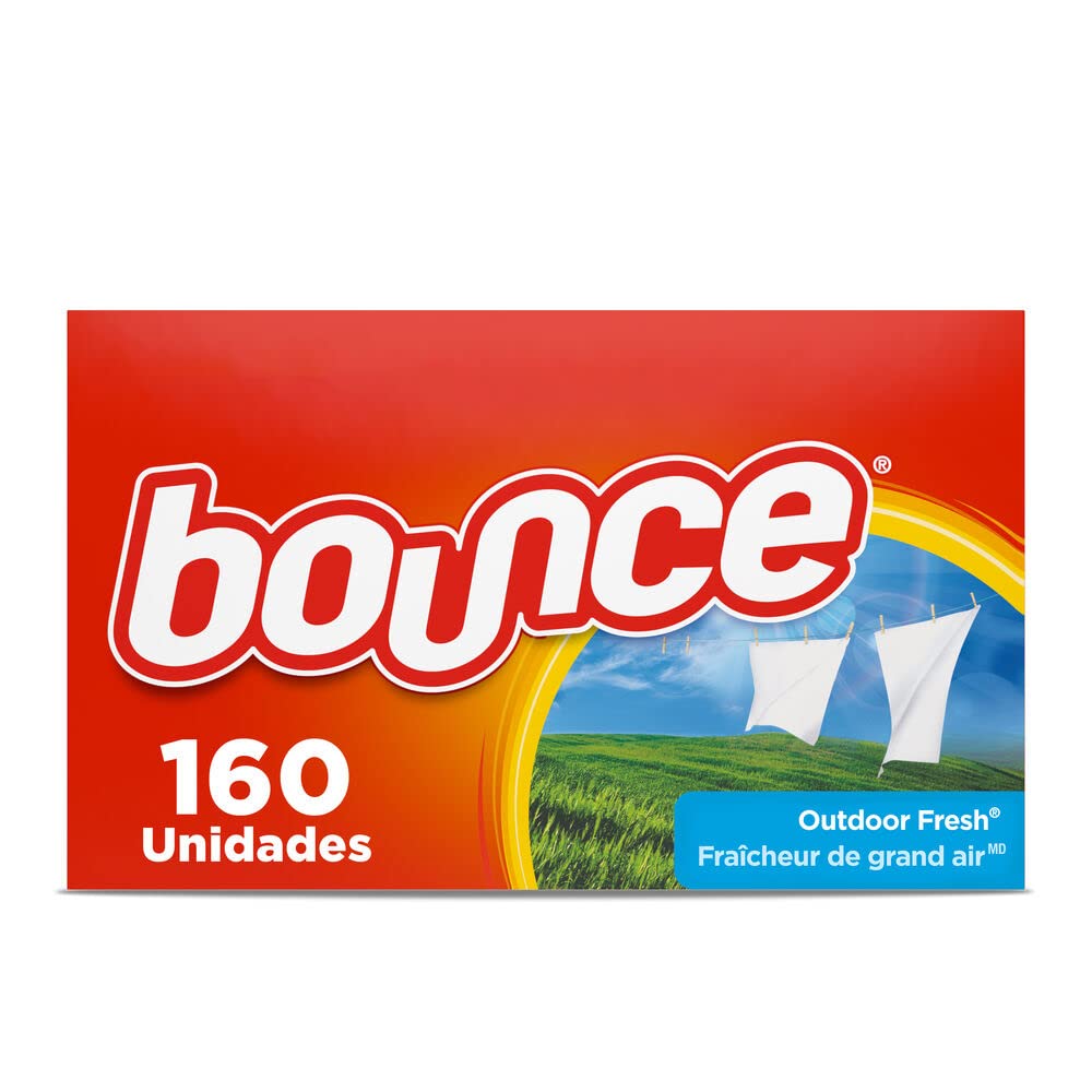 Bounce Fabric Softener Sheets, Outdoor Fresh, 160 Count