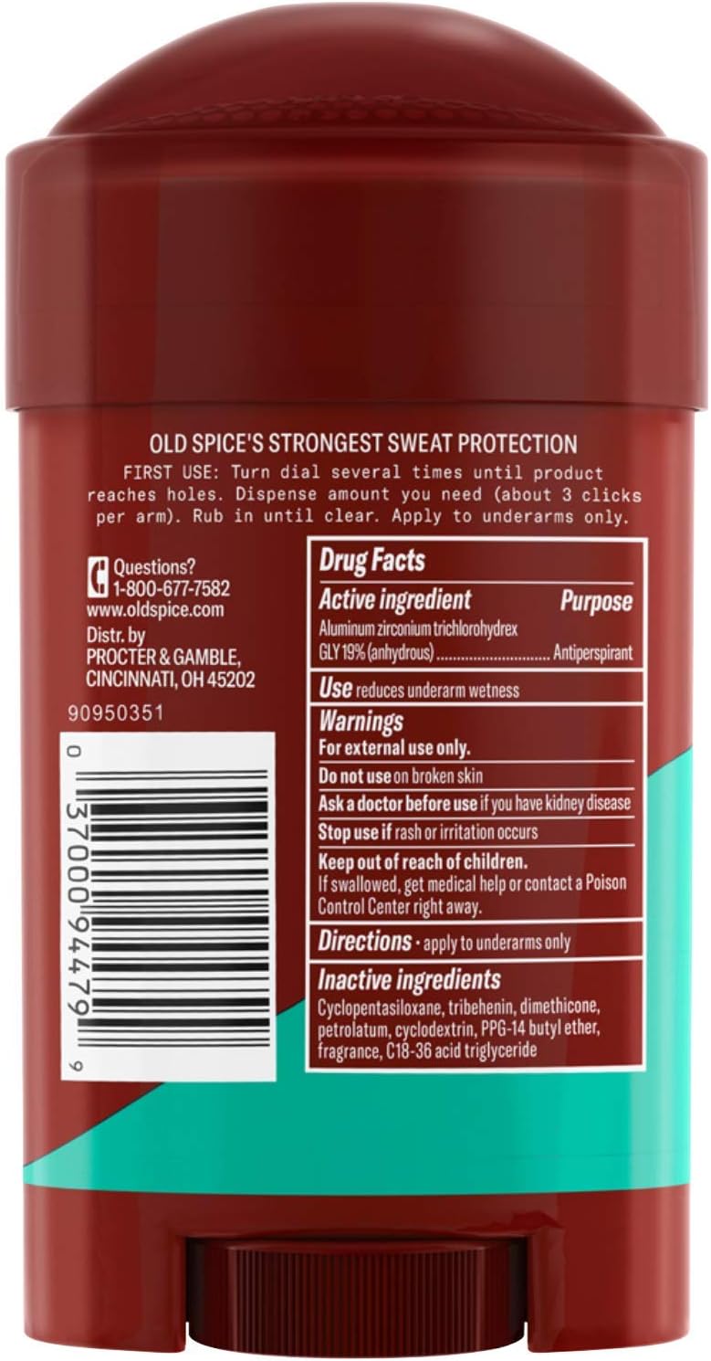 Old Spice Soft Solid Anti-Perspirant Deodorant | Pure Sport Plus | 2.6 Oz