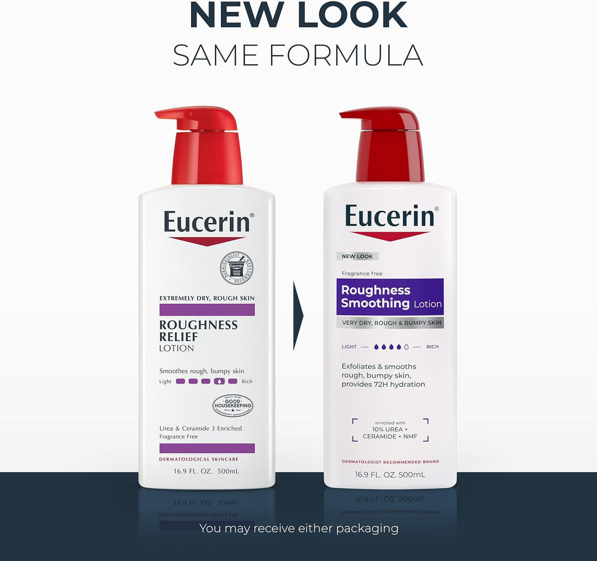 Eucerin Roughness Relief Lotion - 16.9 Oz (500 ml)