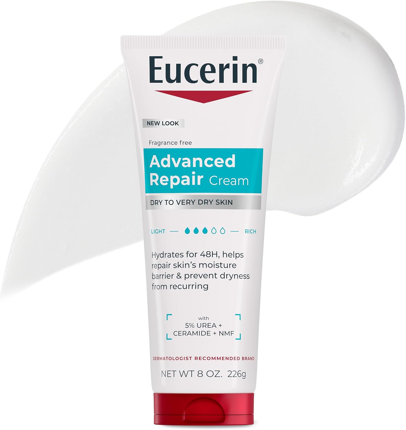 Eucerin Advanced Repair Cream | 8 Oz (226 g)