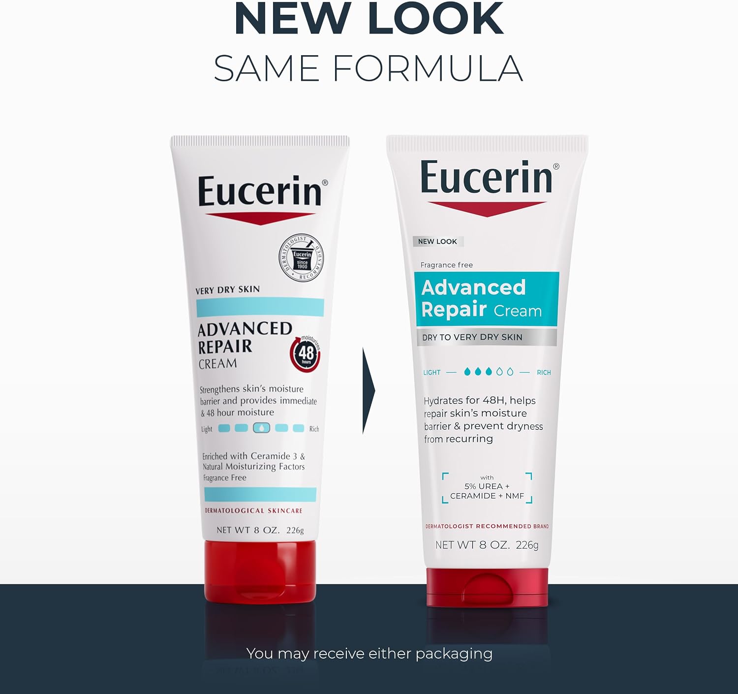 Eucerin Advanced Repair Cream | 8 Oz (226 g)