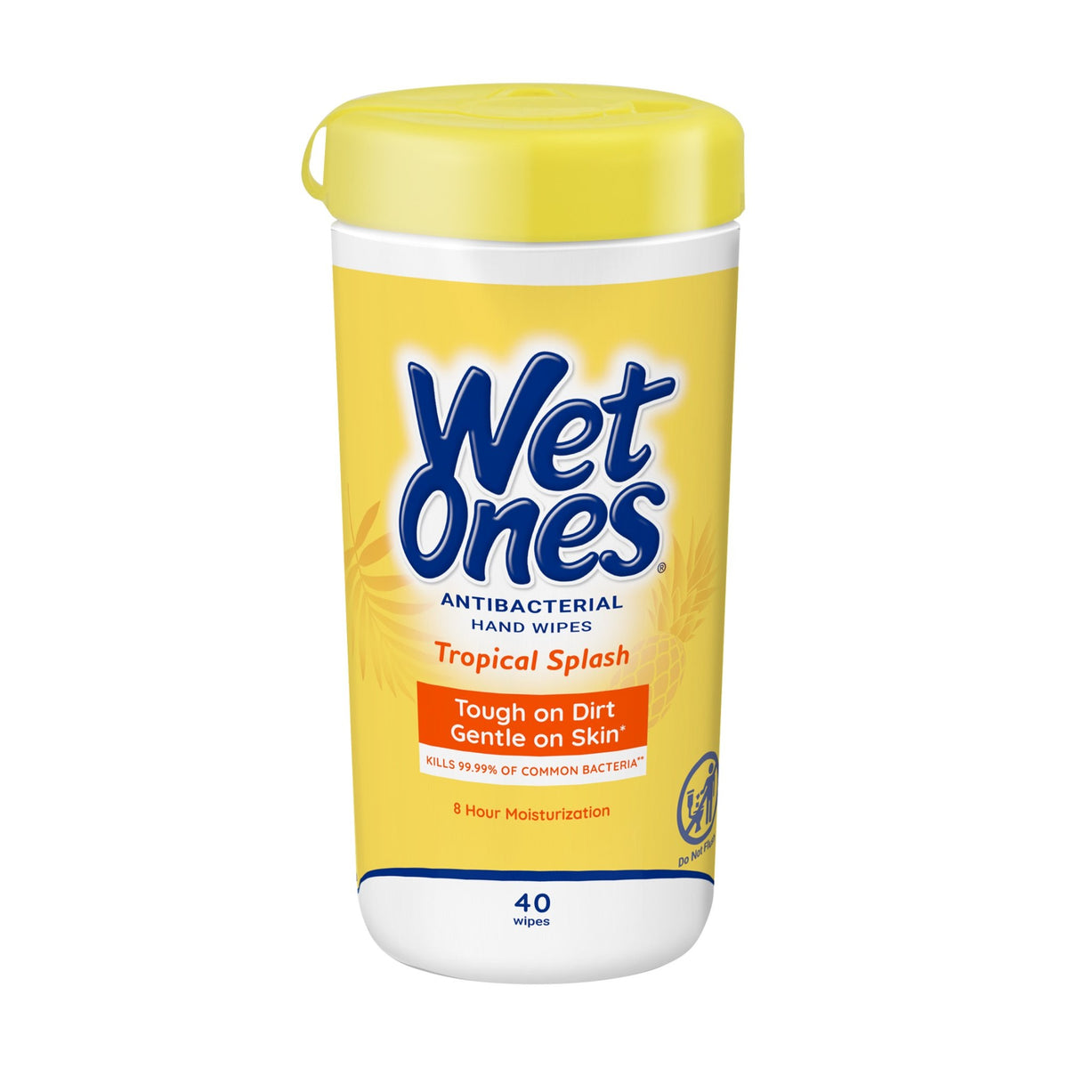 Wet Ones Antibacterial Wipes - Tropical Splash, 40 Wipes