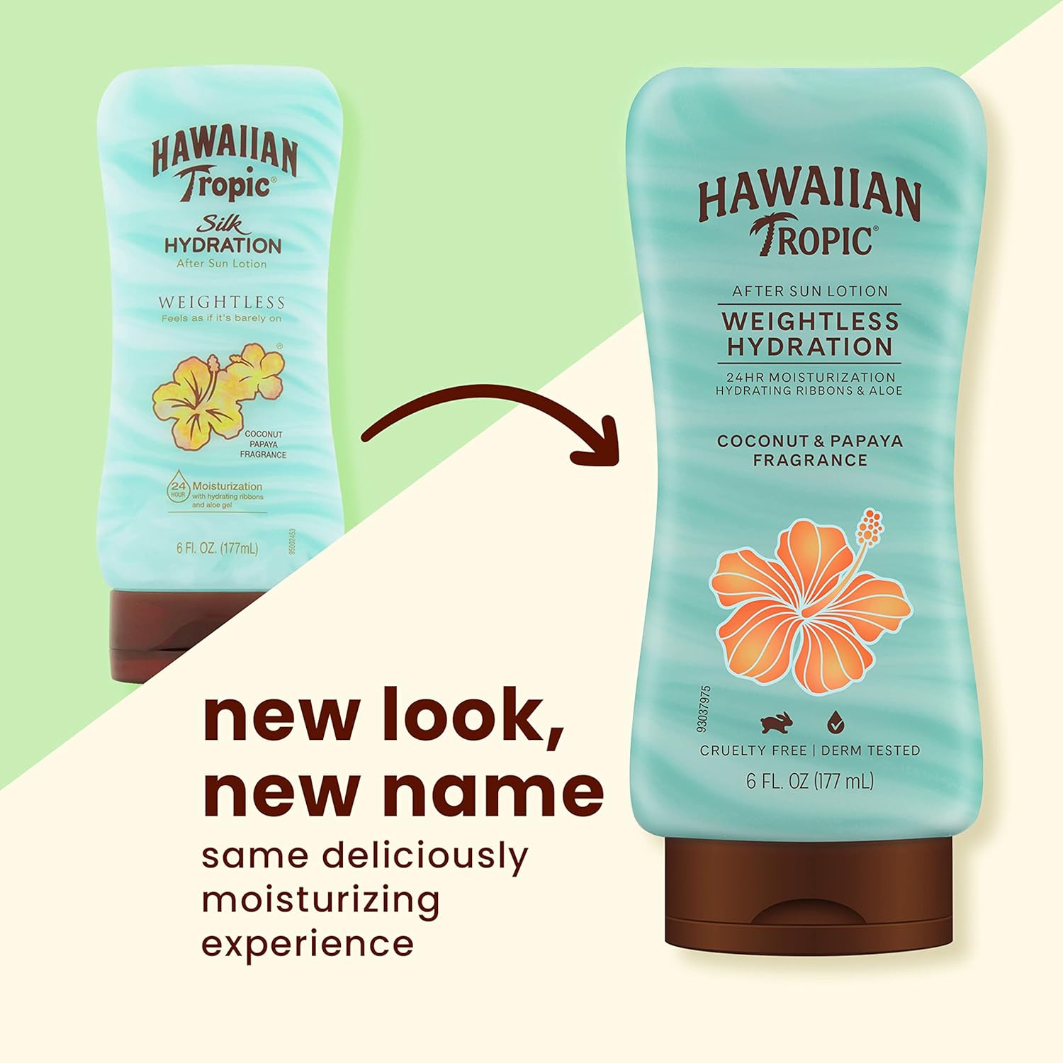 Hawaiian Tropic Silk Hydration Weightless After Sun Lotion | 6 Oz (177 ml)